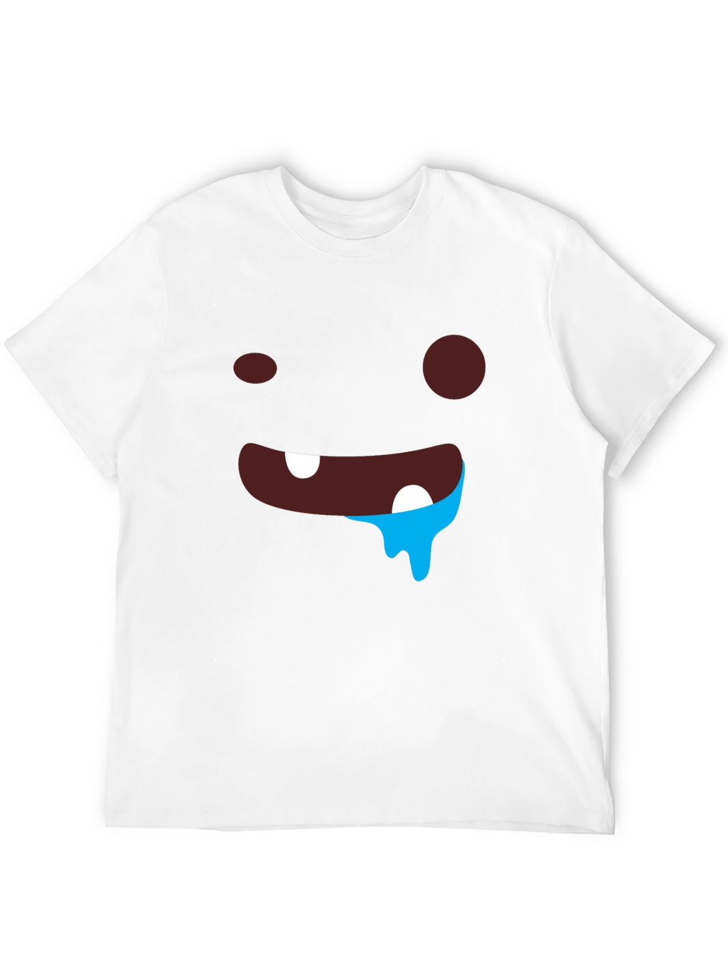 Funny Face Graphic Print T-Shirt