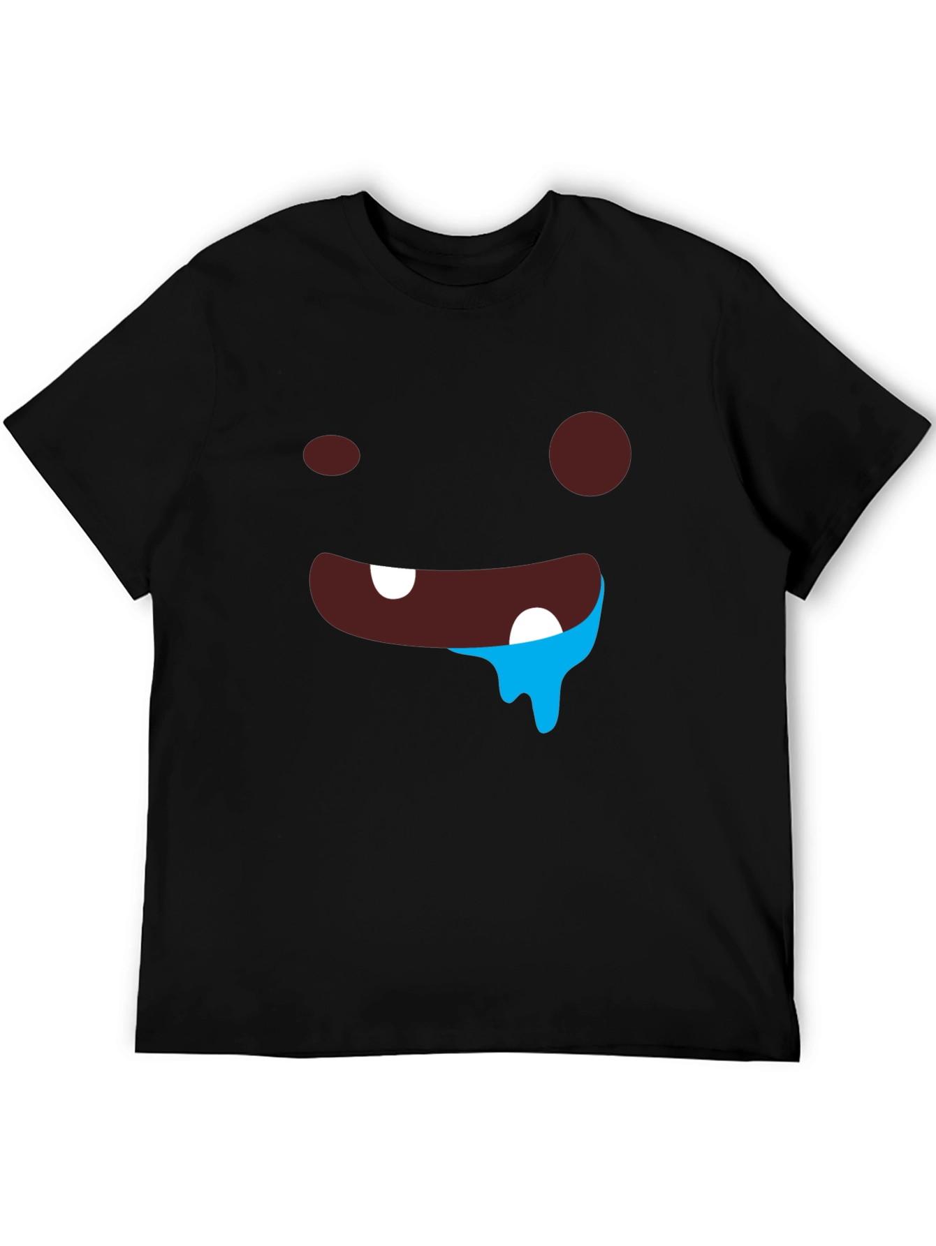 Funny Face Graphic Print T-Shirt