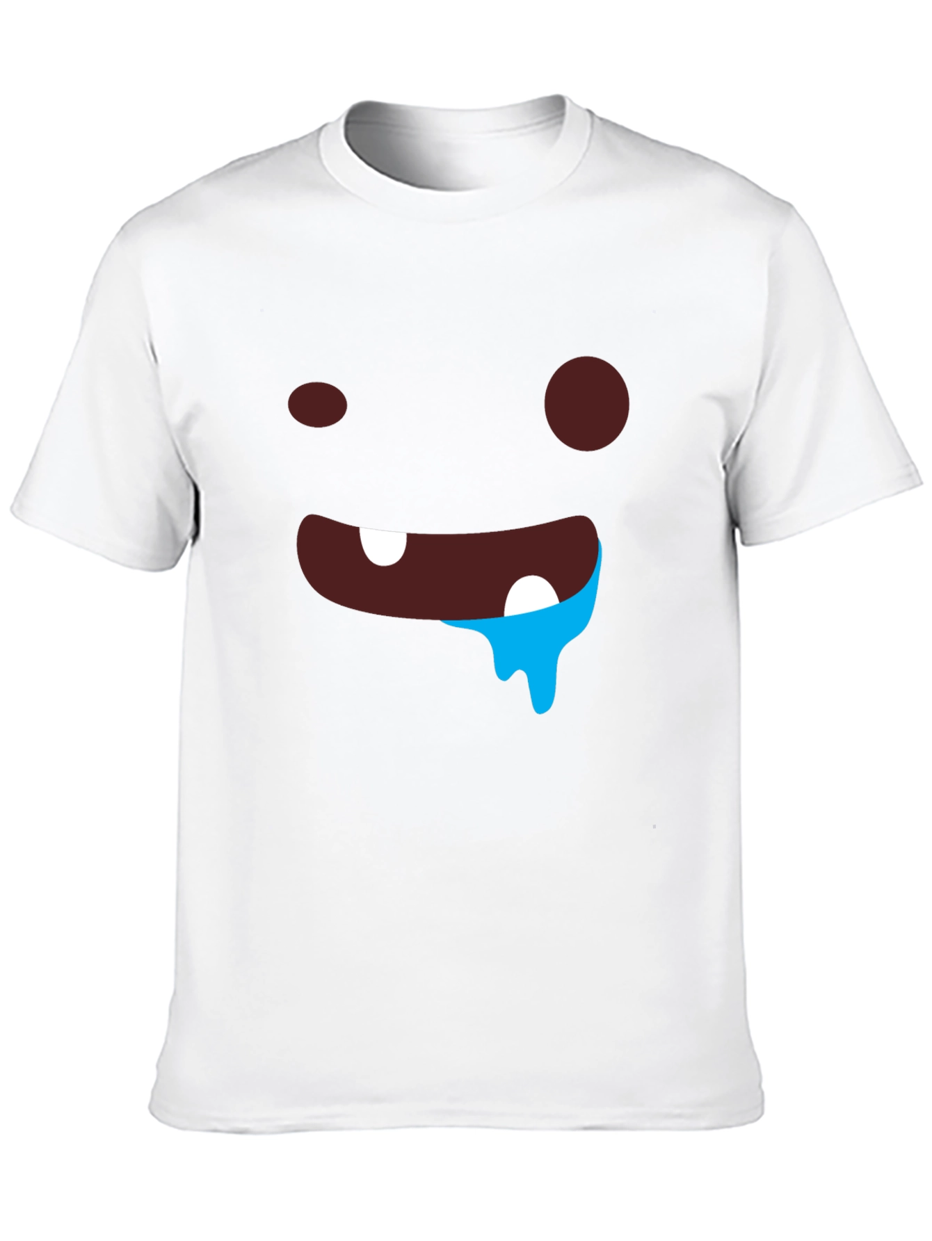 Funny Face Graphic Print T-Shirt