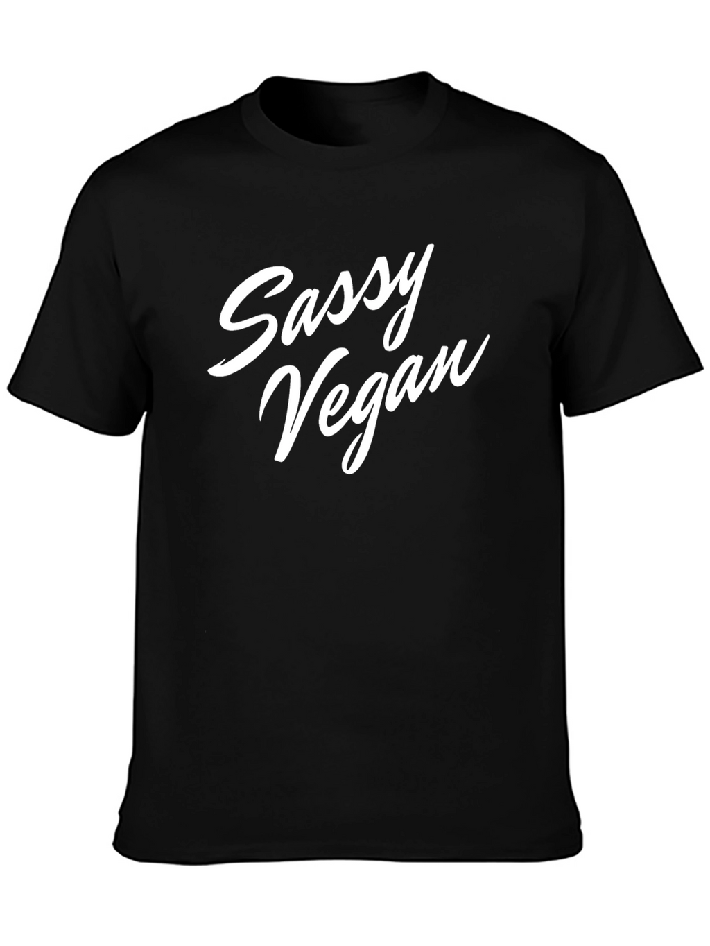 Sassy Vegan Black T-Shirt