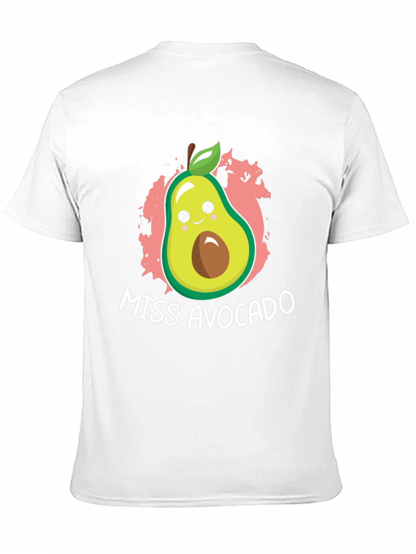 Miss Avocado Graphic Tee - Fun & Unique Black T-Shirt