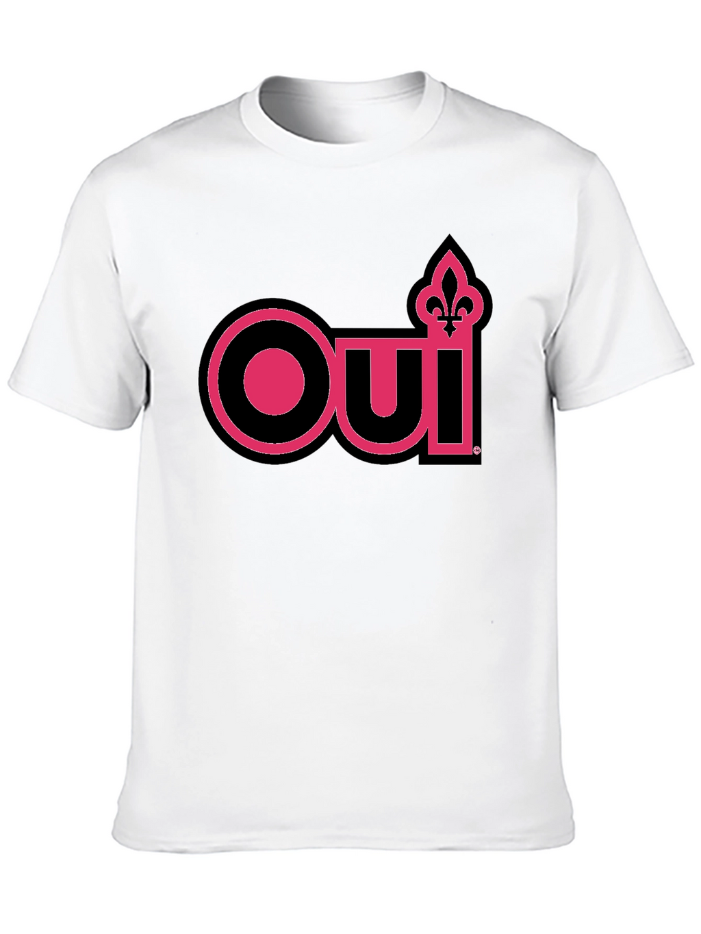 Oui Fleur-de-Lis Graphic Tee - Black