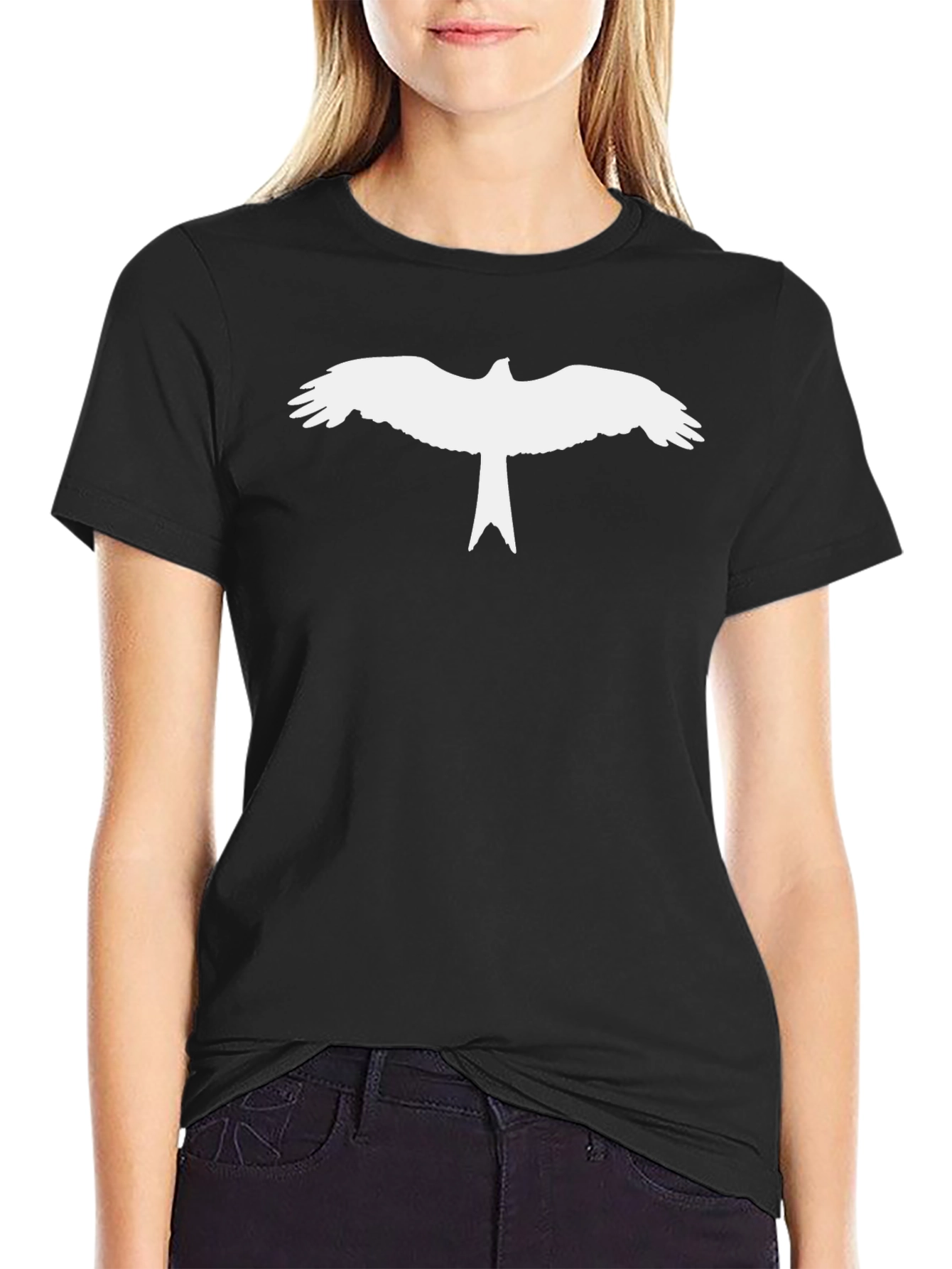 Bird Silhouette Black T-Shirt