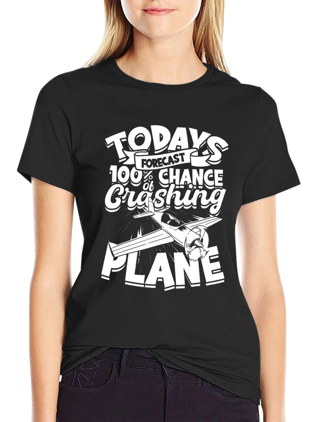 Funny Pilot Crashing Plane T-Shirt