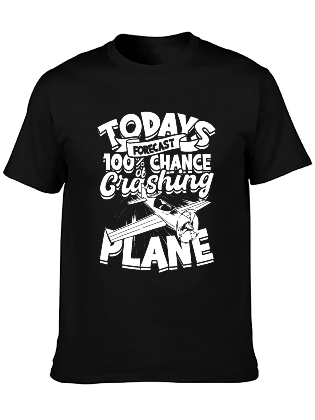 Funny Pilot Crashing Plane T-Shirt