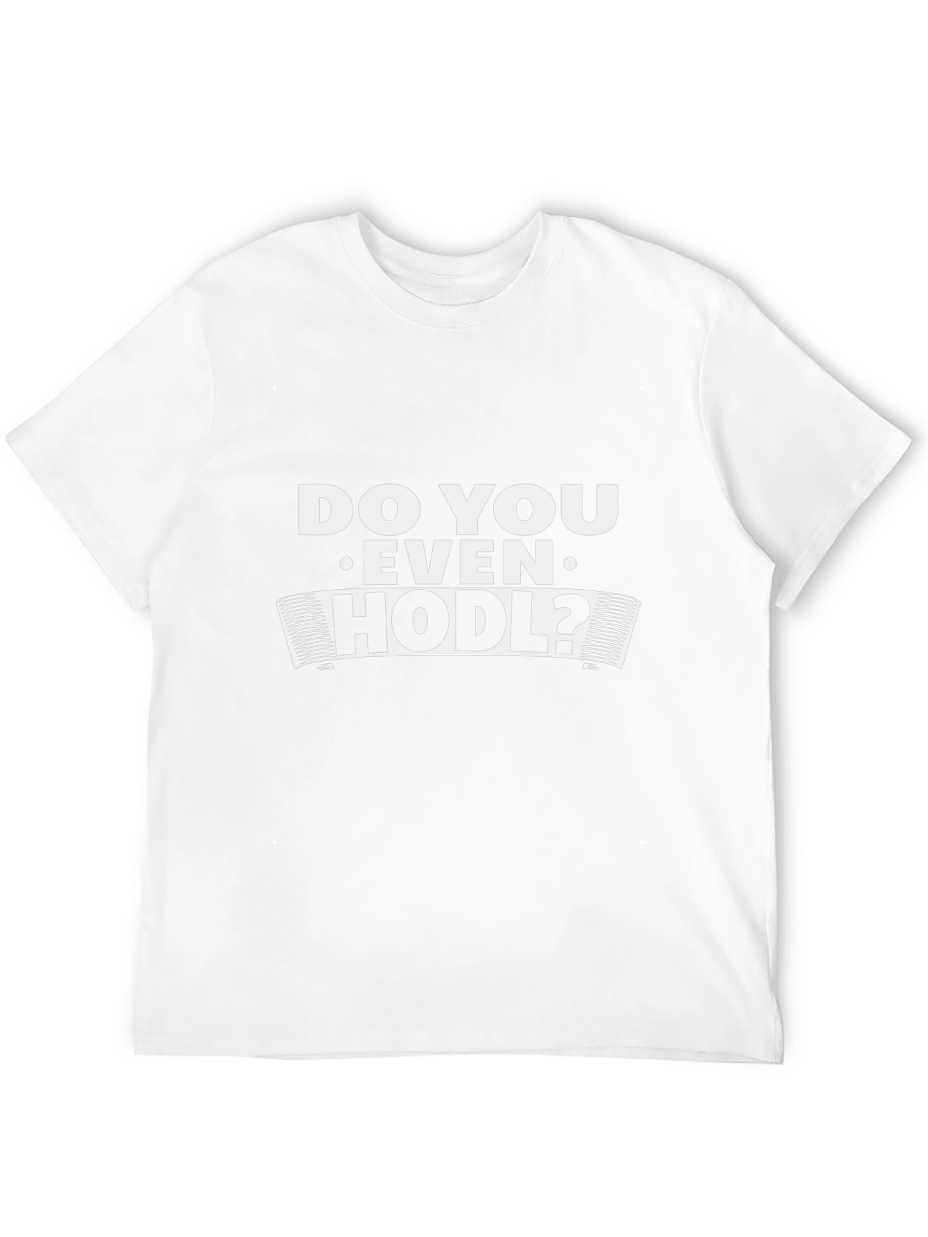 Do You Even HODL? Black Cotton T-Shirt Crypto