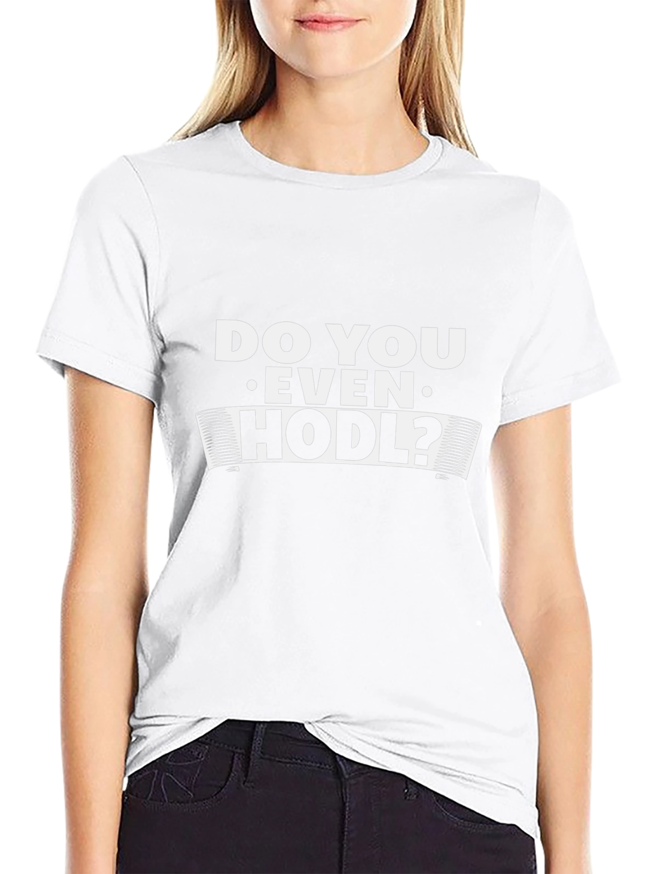 Do You Even HODL? Black Cotton T-Shirt Crypto