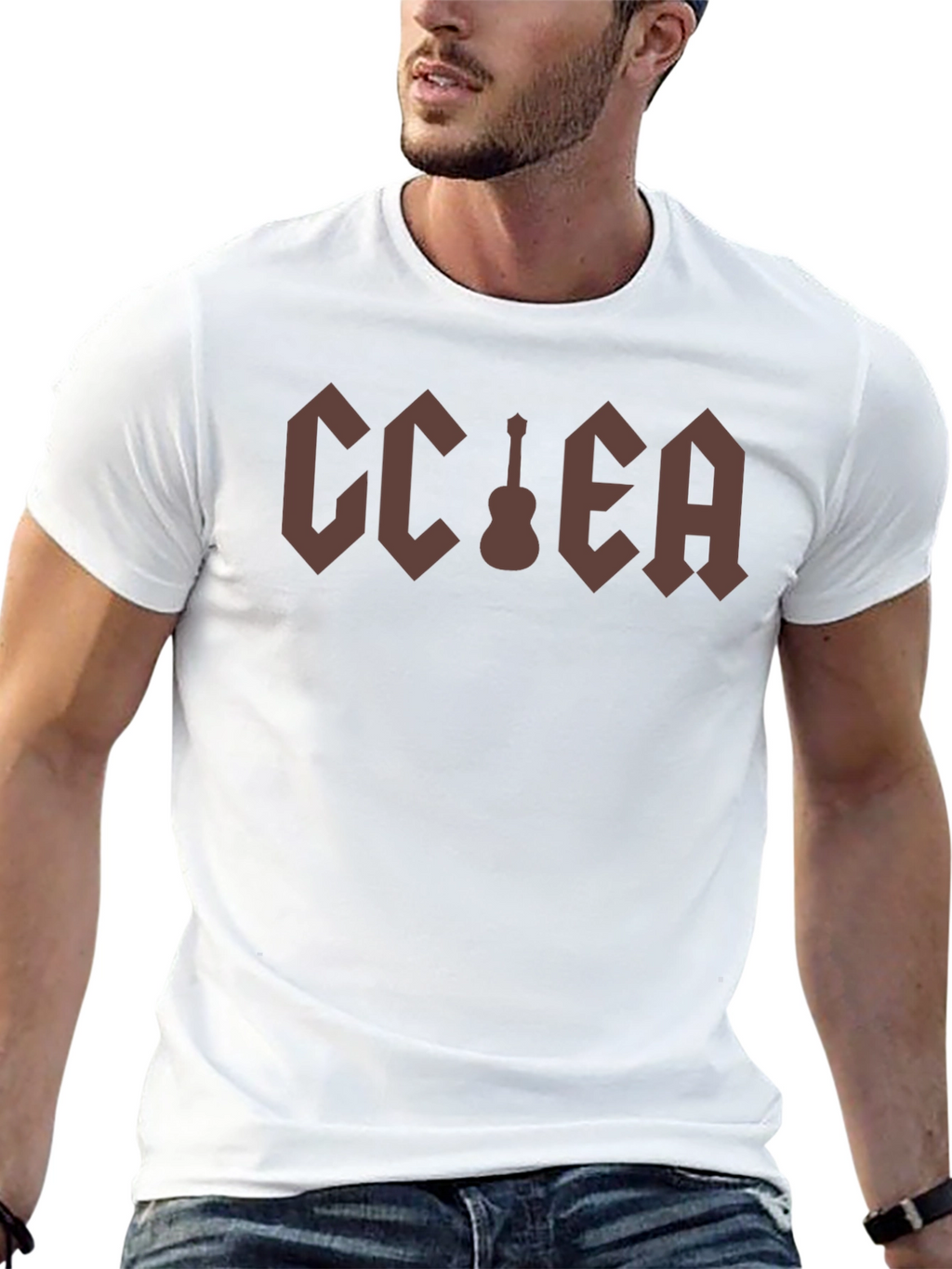 CC Ukulele EA Brown Graphic T-Shirt