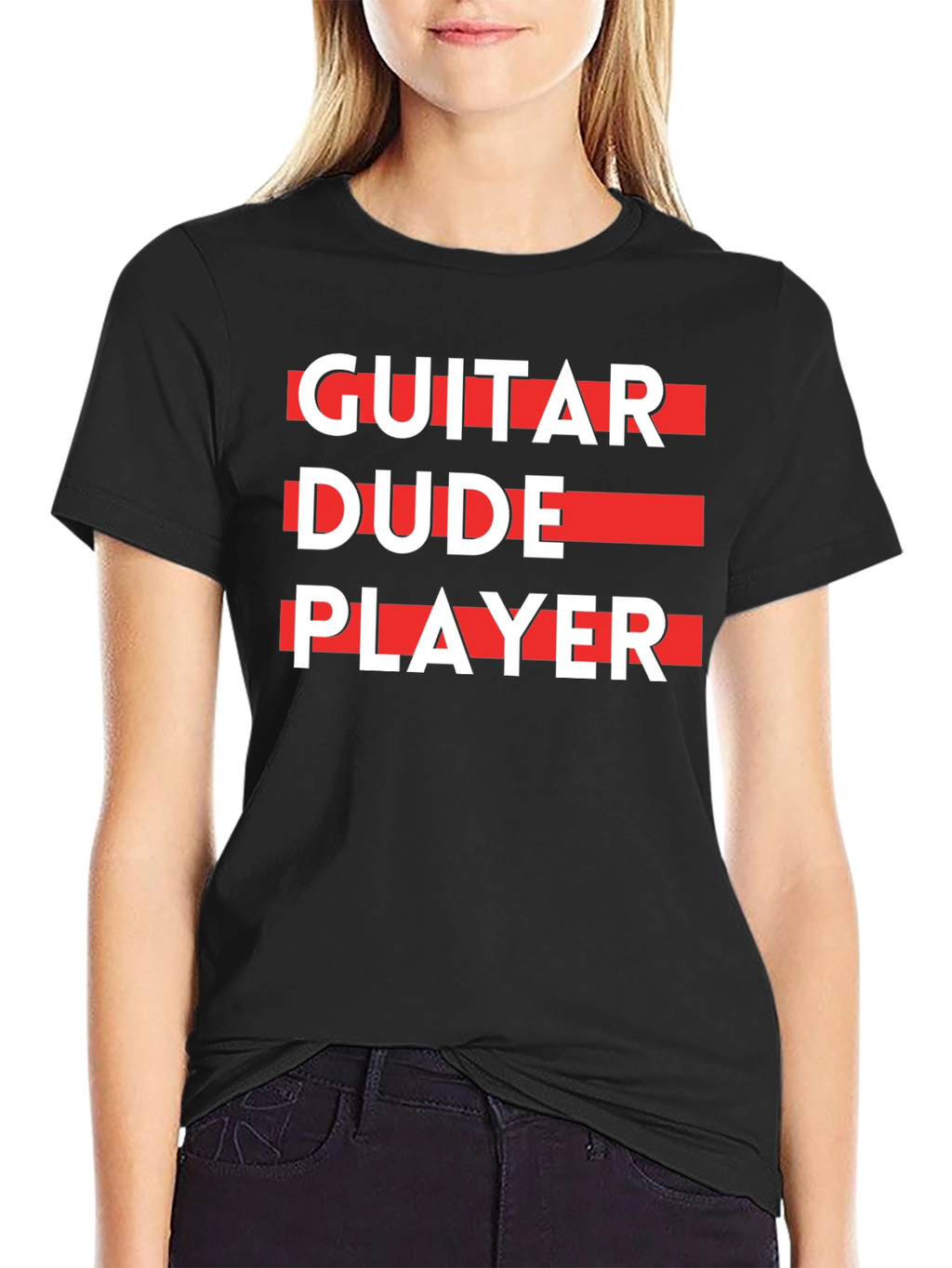 Guitar Dude Player Graphic T-Shirt