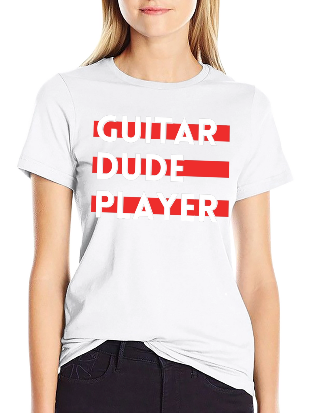 Guitar Dude Player Graphic T-Shirt