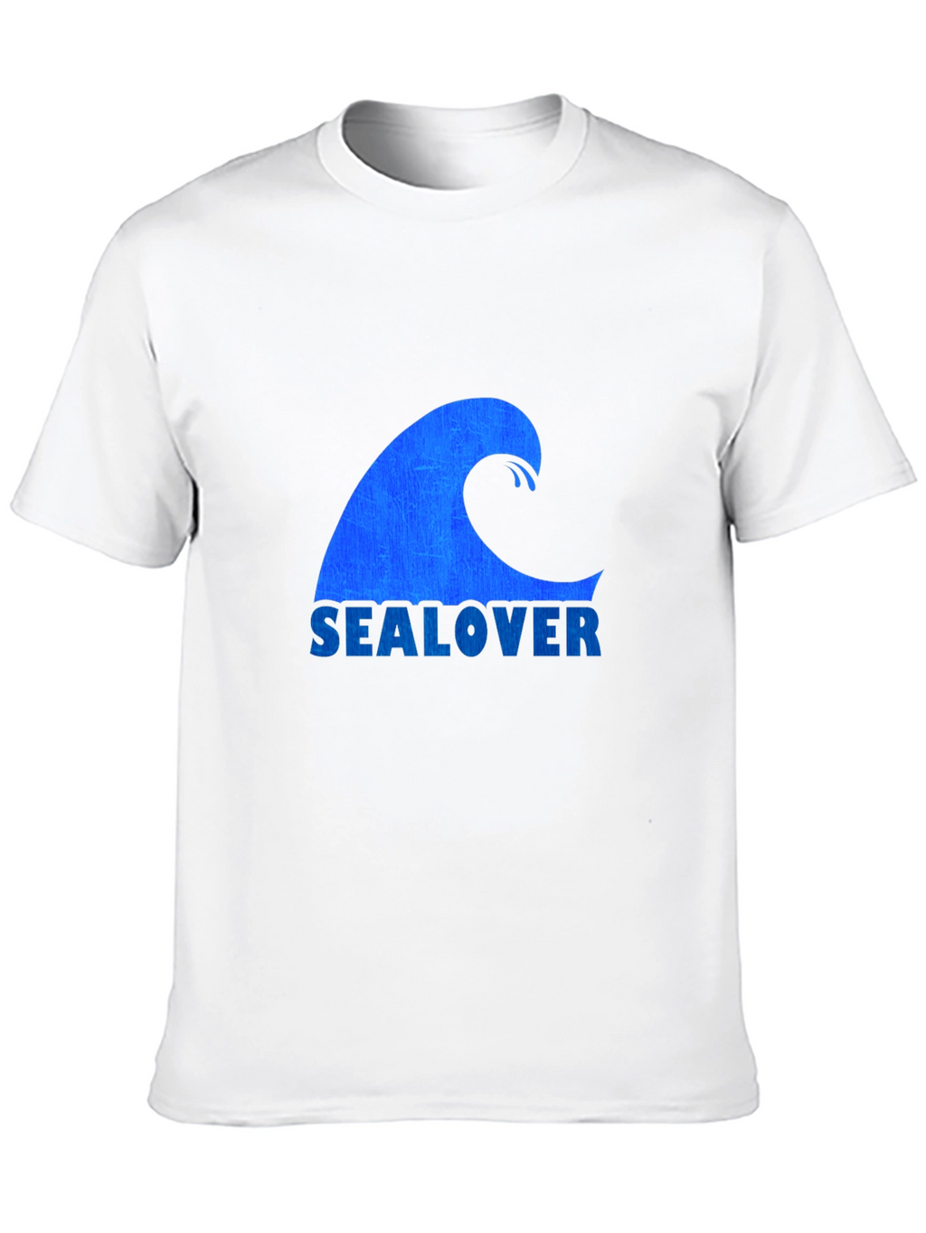 Sea Lover Wave Graphic Tee - Black Casual T-Shirt