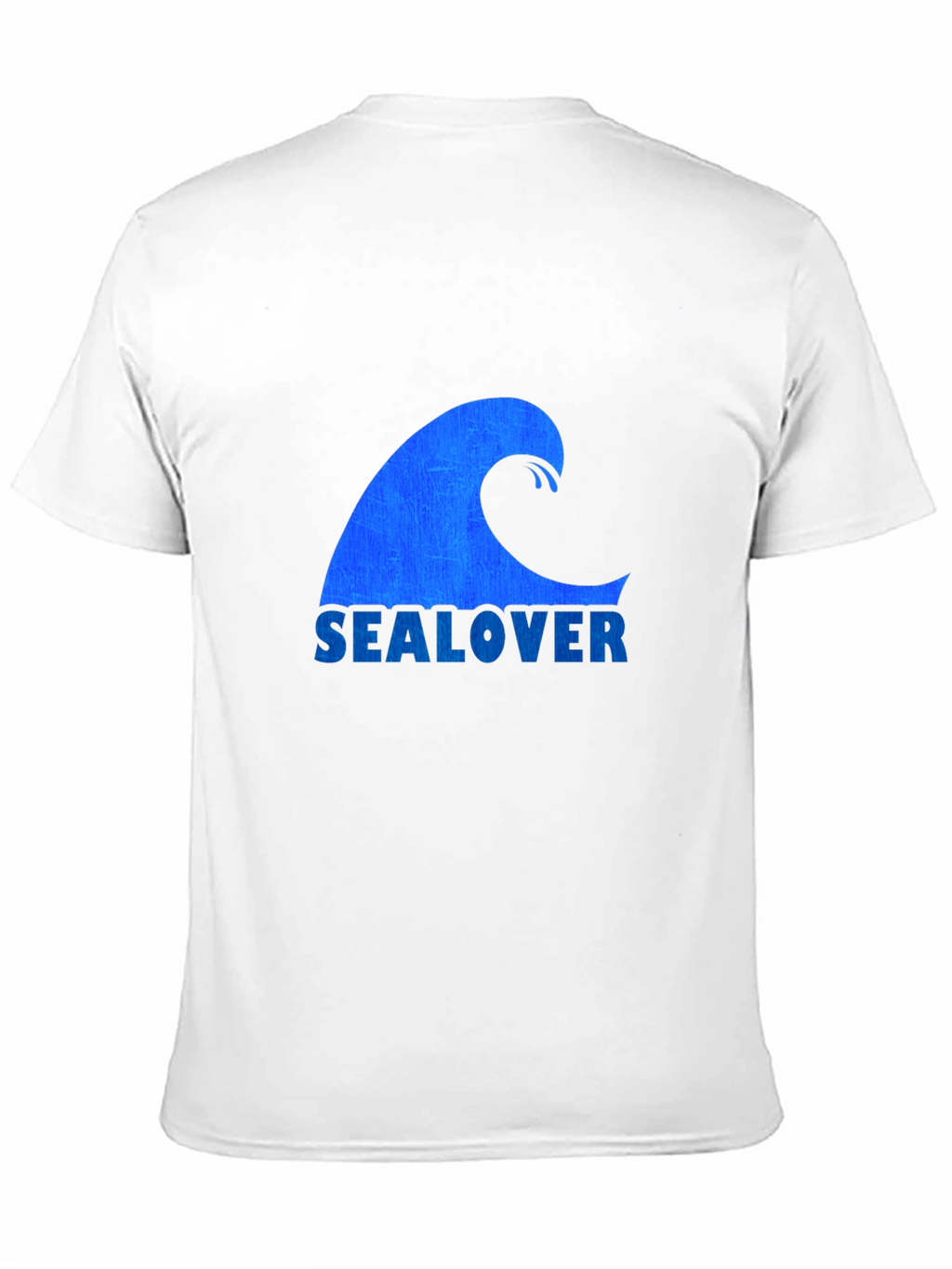 Sea Lover Wave Graphic Tee - Black Casual T-Shirt