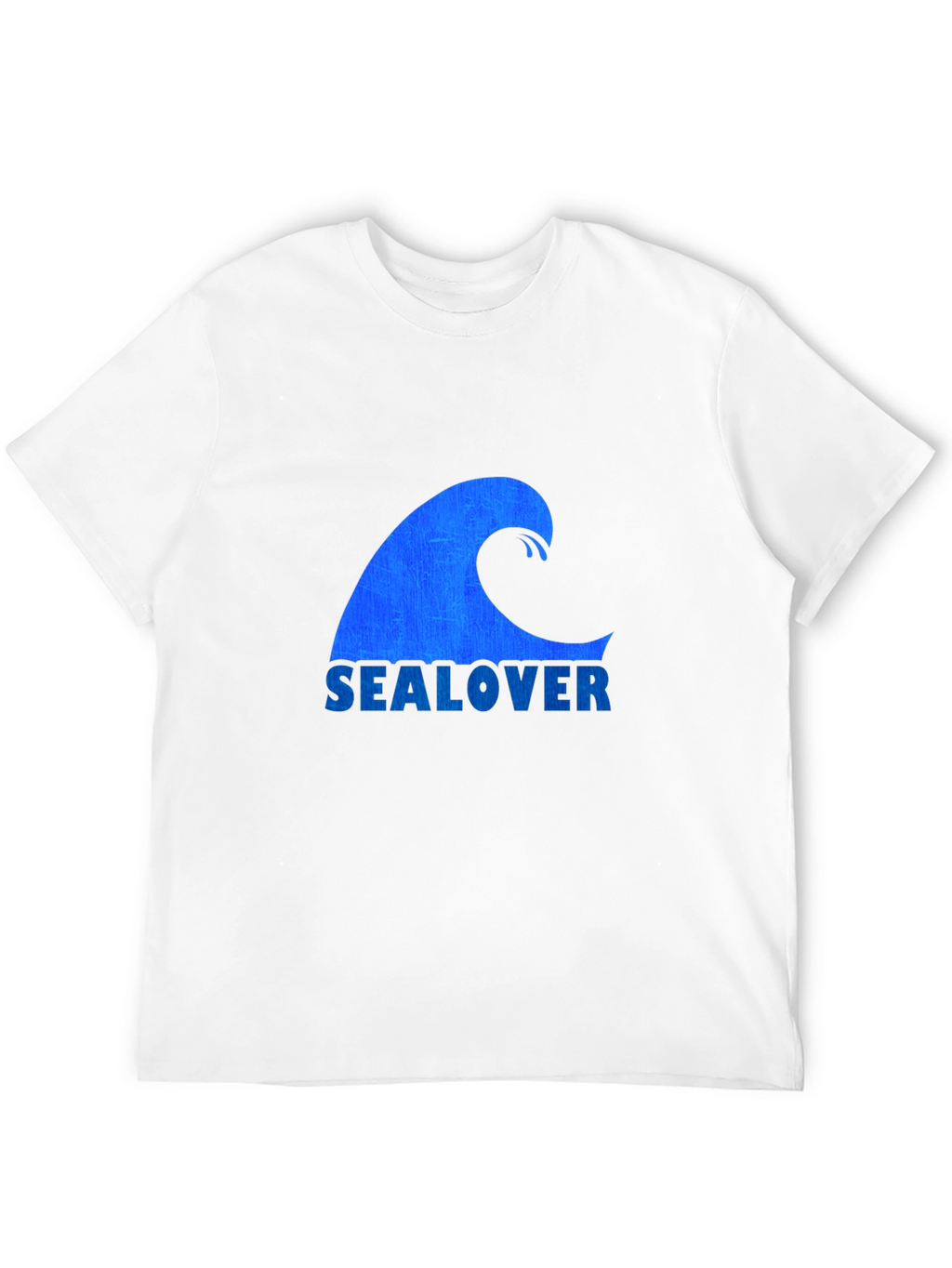 Sea Lover Wave Graphic Tee - Black Casual T-Shirt