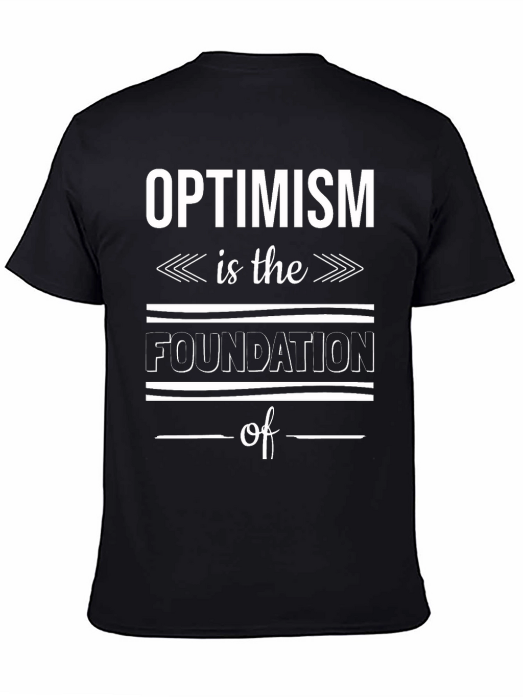 Optimism Foundation Black Graphic T-Shirt