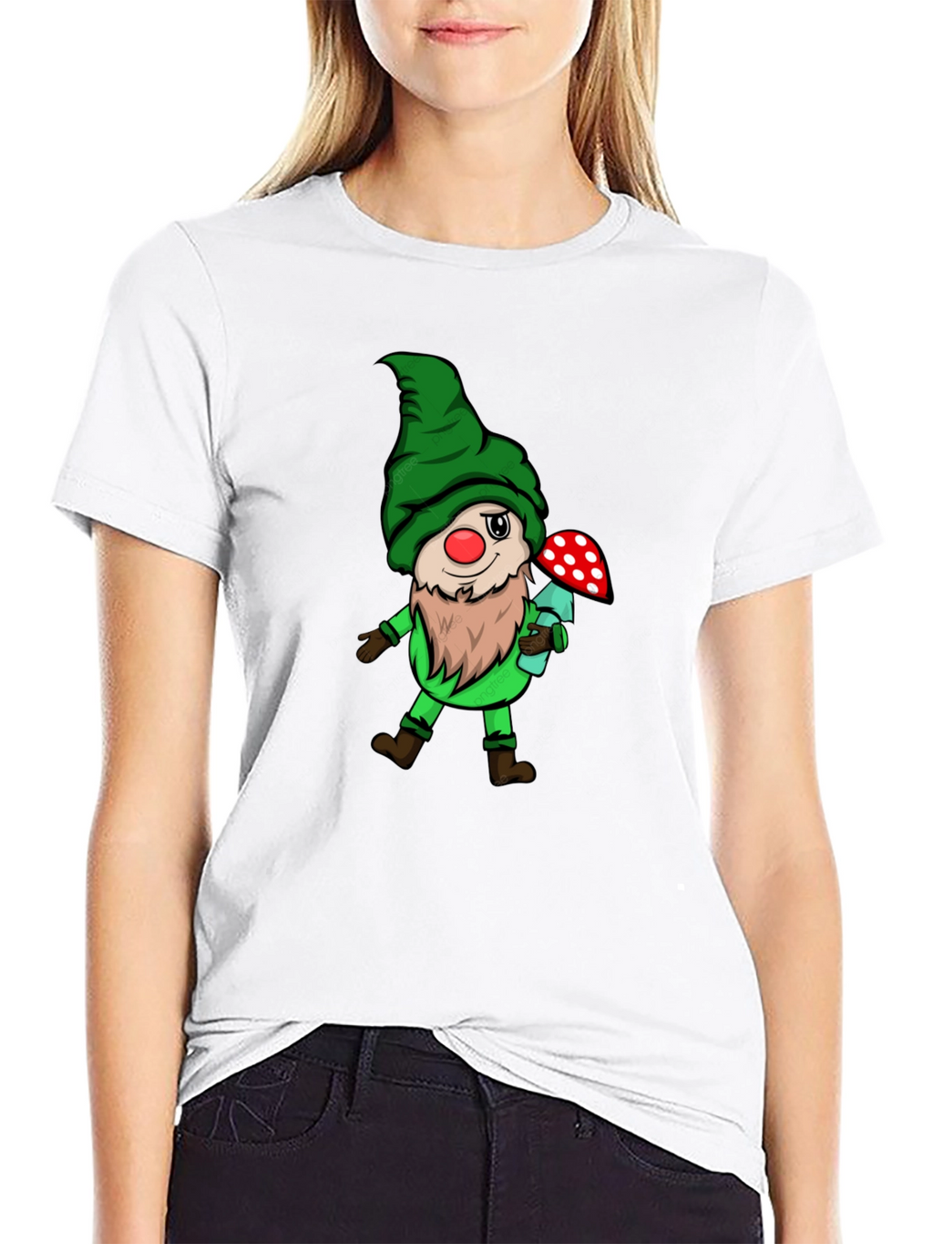 Whimsical Gnome Graphic Tee