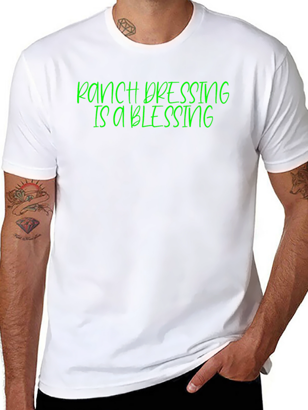 Ranch Dressing Is A Blessing Graphic Tee