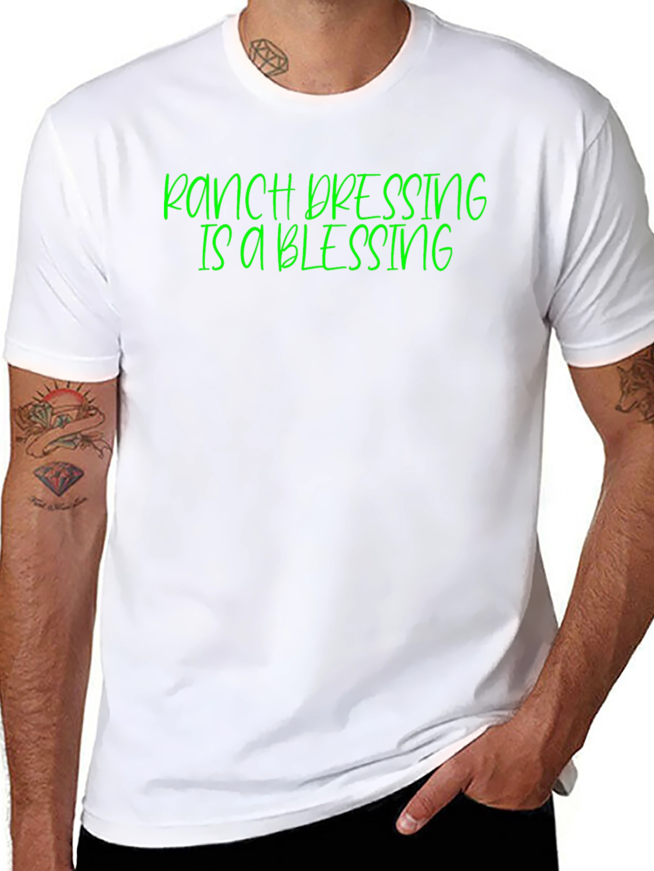 Ranch Dressing Is A Blessing Graphic Tee