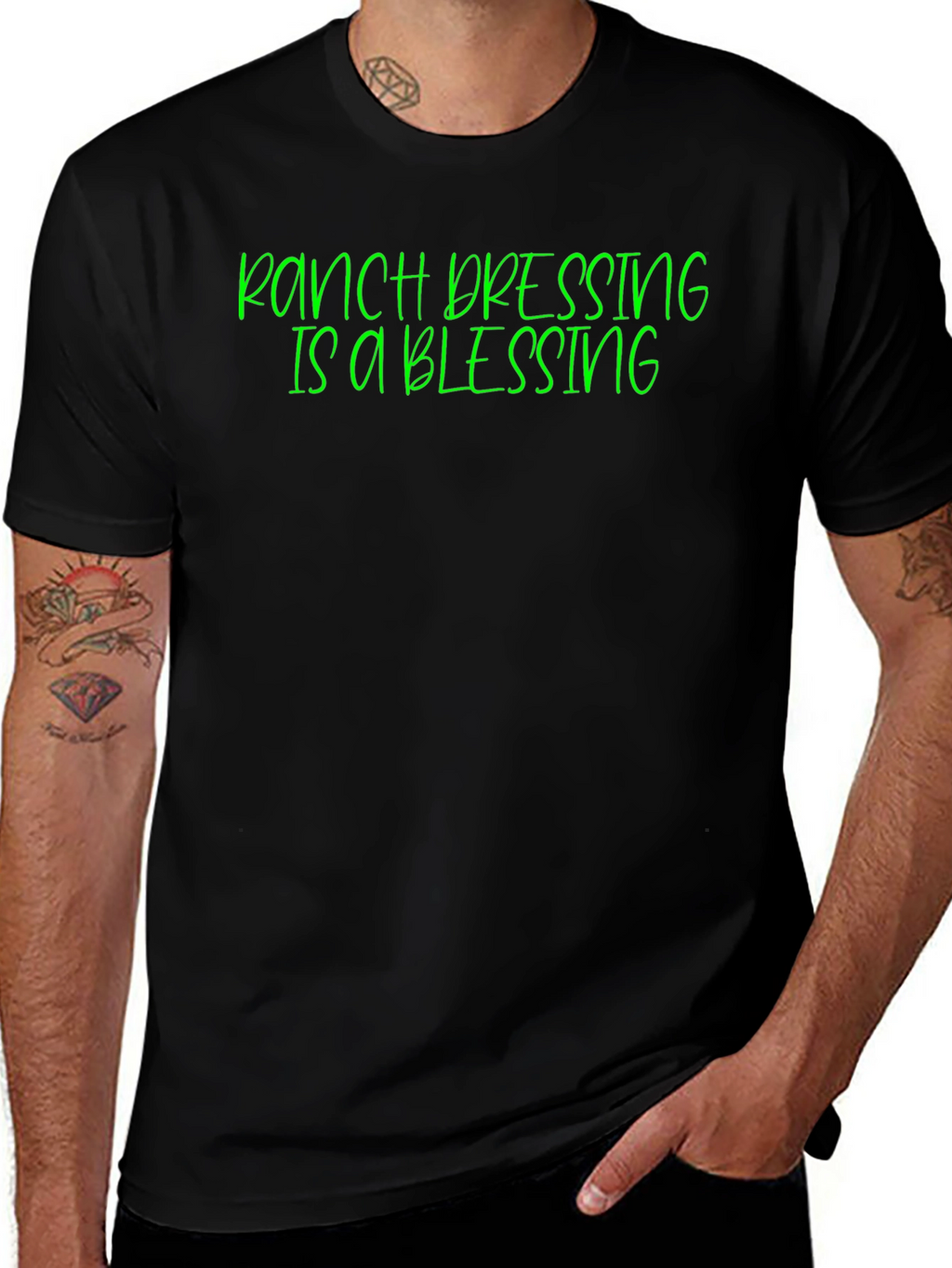 Ranch Dressing Is A Blessing Graphic Tee