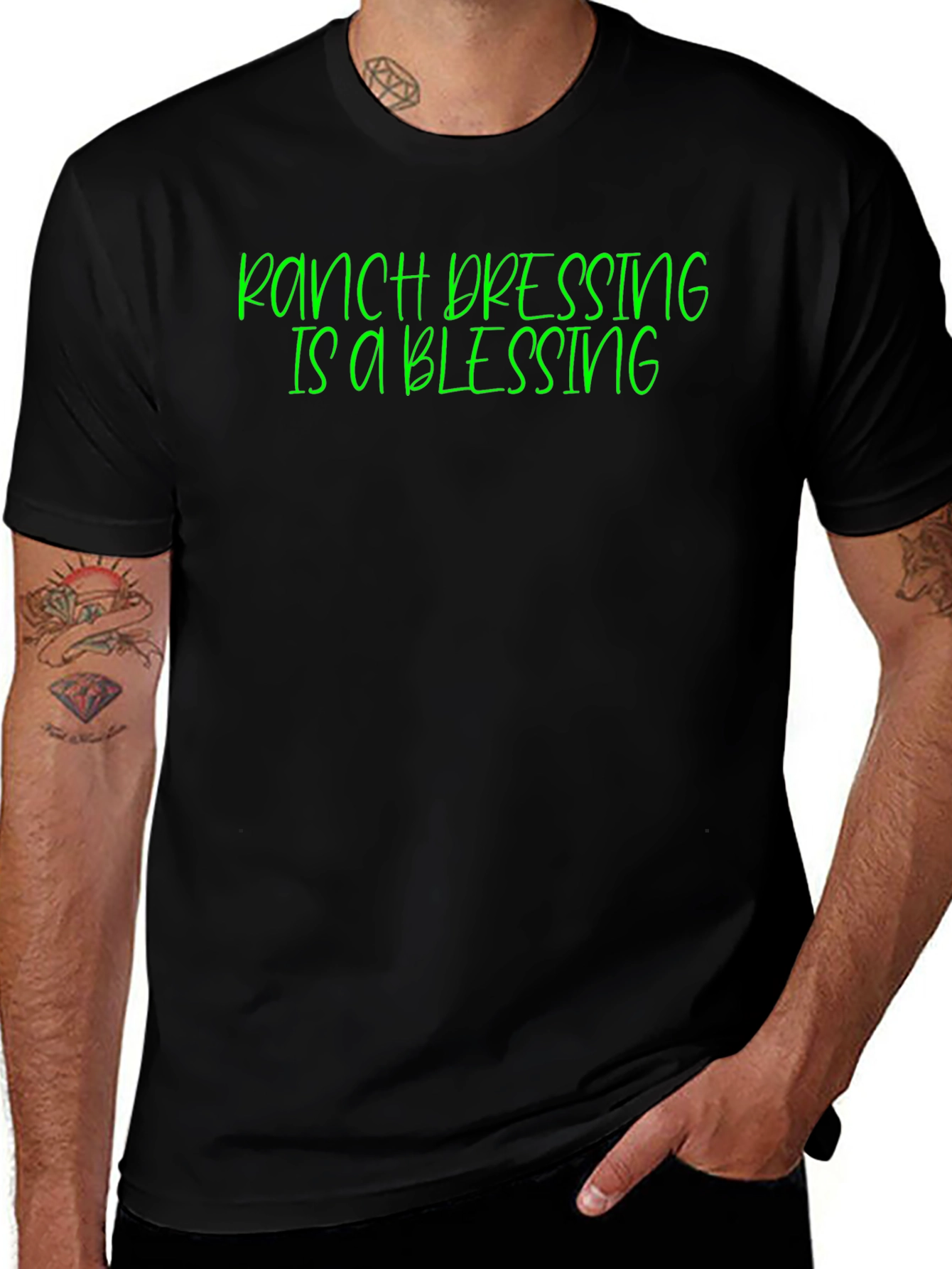 Ranch Dressing Is A Blessing Graphic Tee