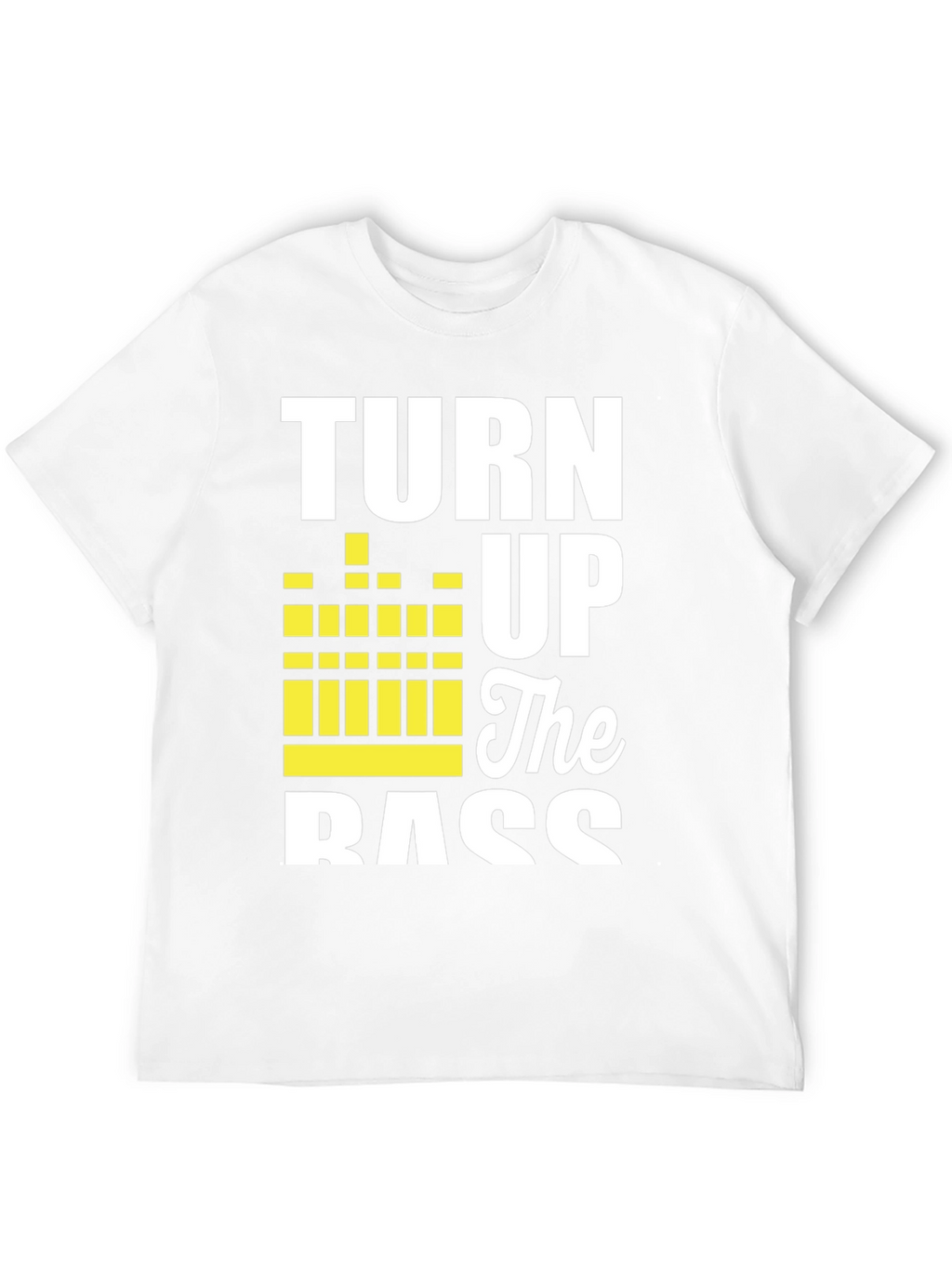 Turn Up The Bass Black Graphic Tee