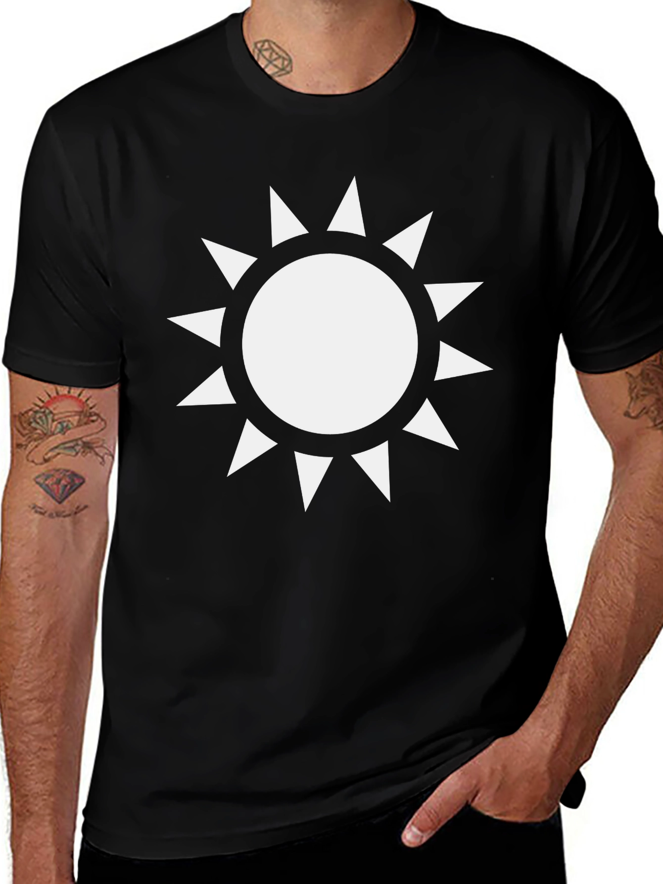 Sunburst Graphic T-Shirt - Stylish Casual Wear