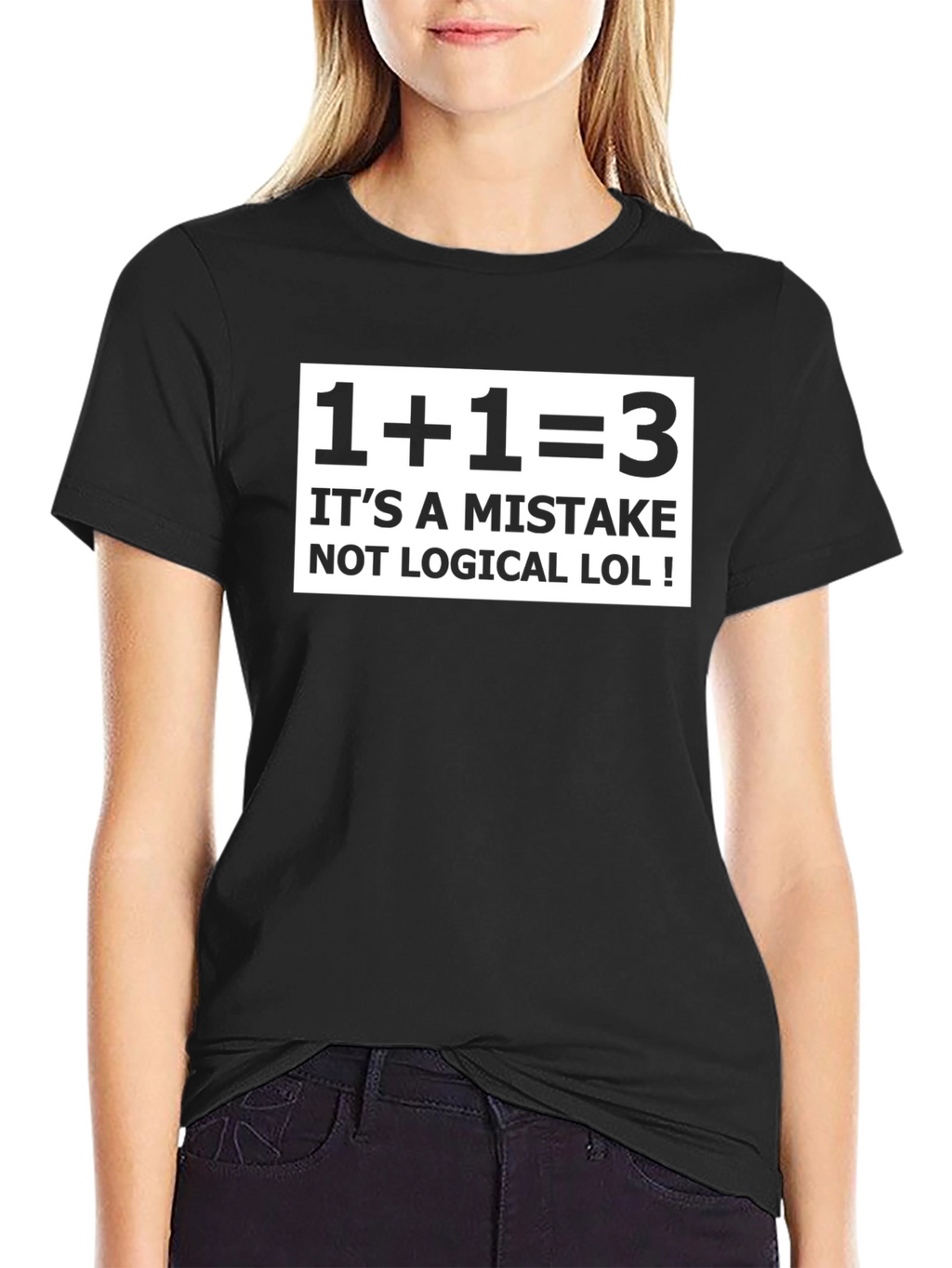 Funny Math Mistake T-Shirt - 1+1=3
