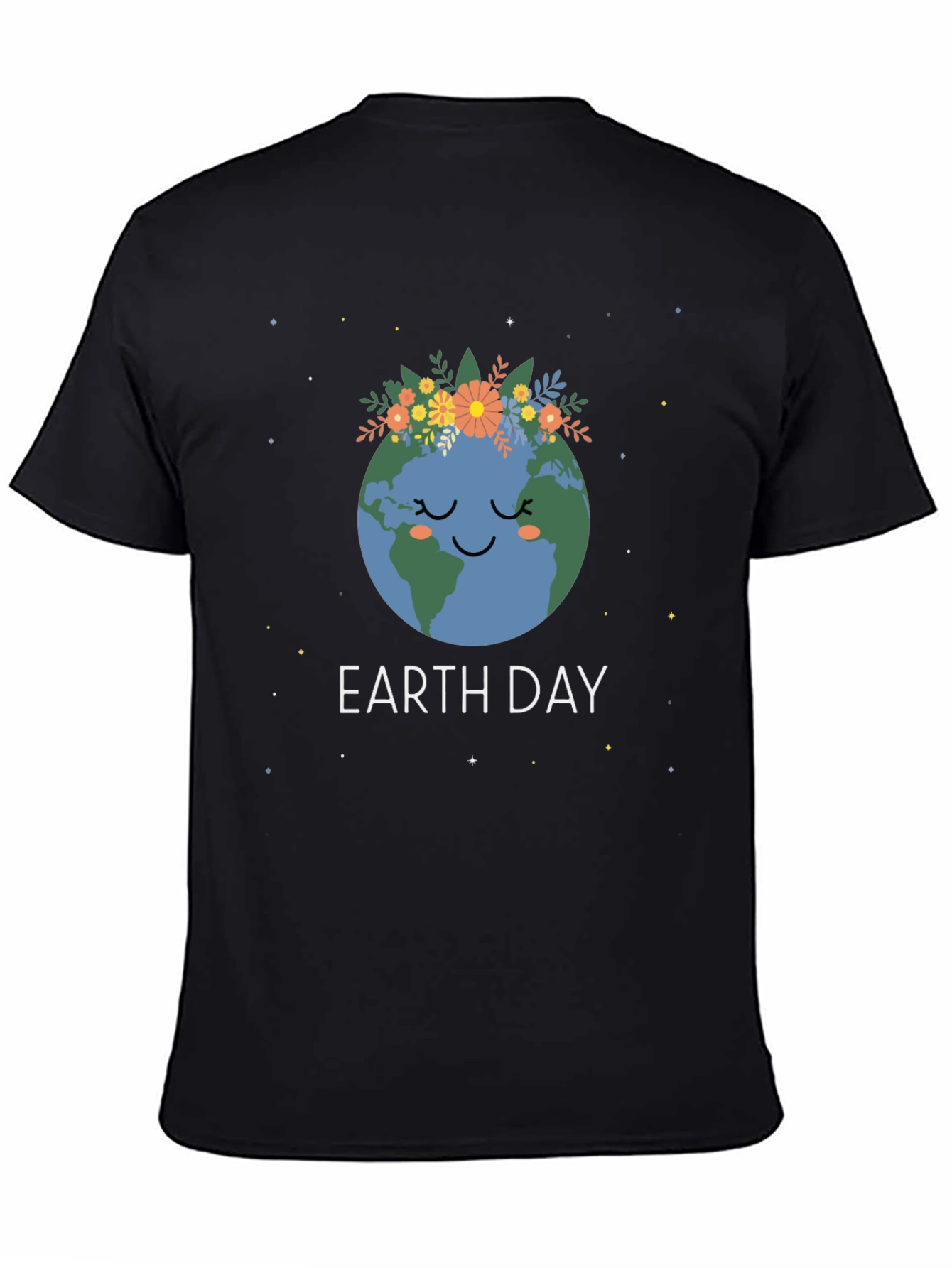 Earth Day Graphic Tee - Cute Planet Design