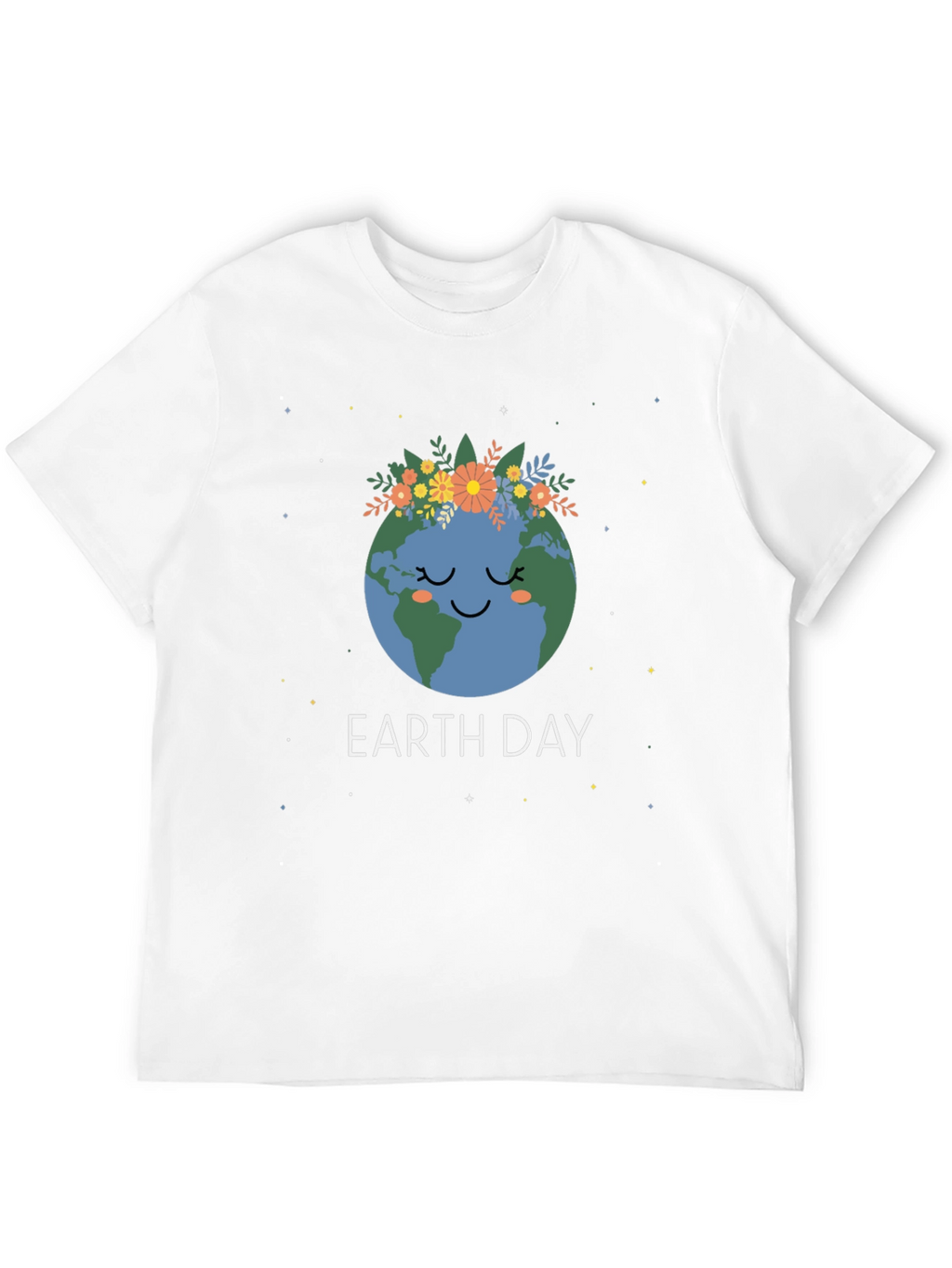 Earth Day Graphic Tee - Cute Planet Design