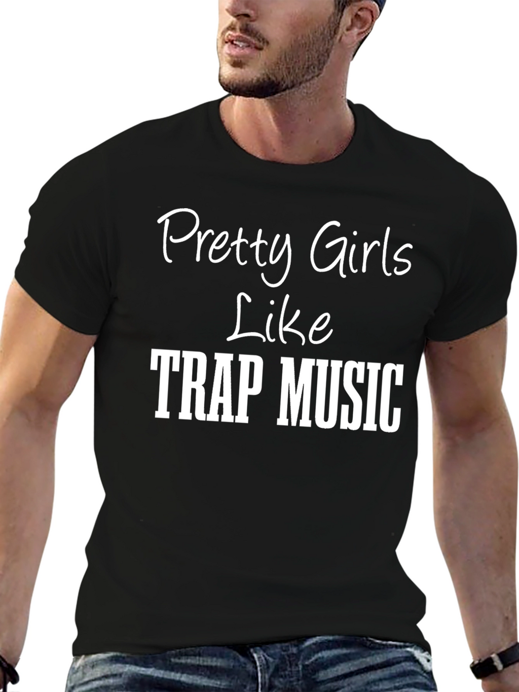 Pretty Girls Like Trap Music Graphic Tee