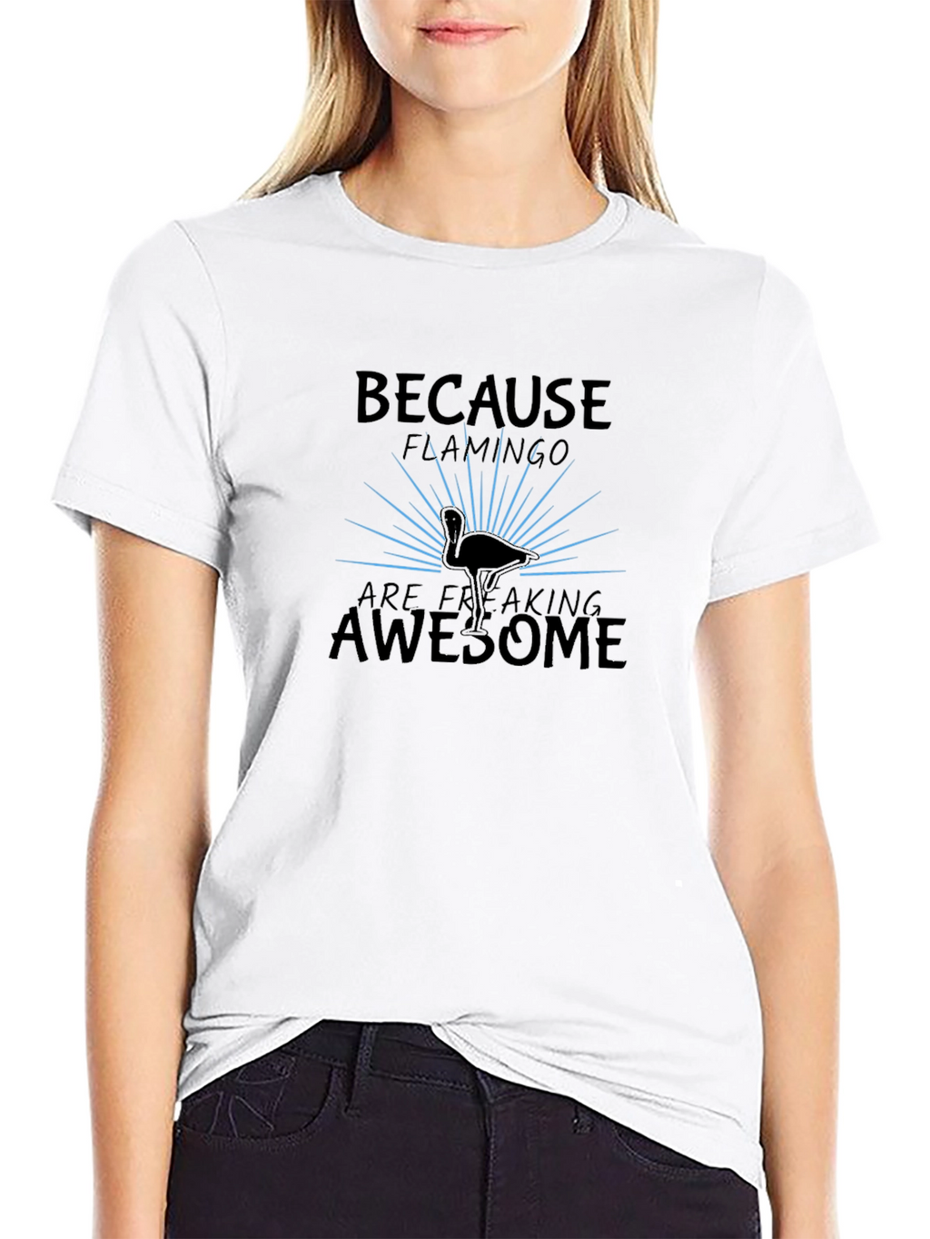 Flamingo Awesome Graphic T-Shirt