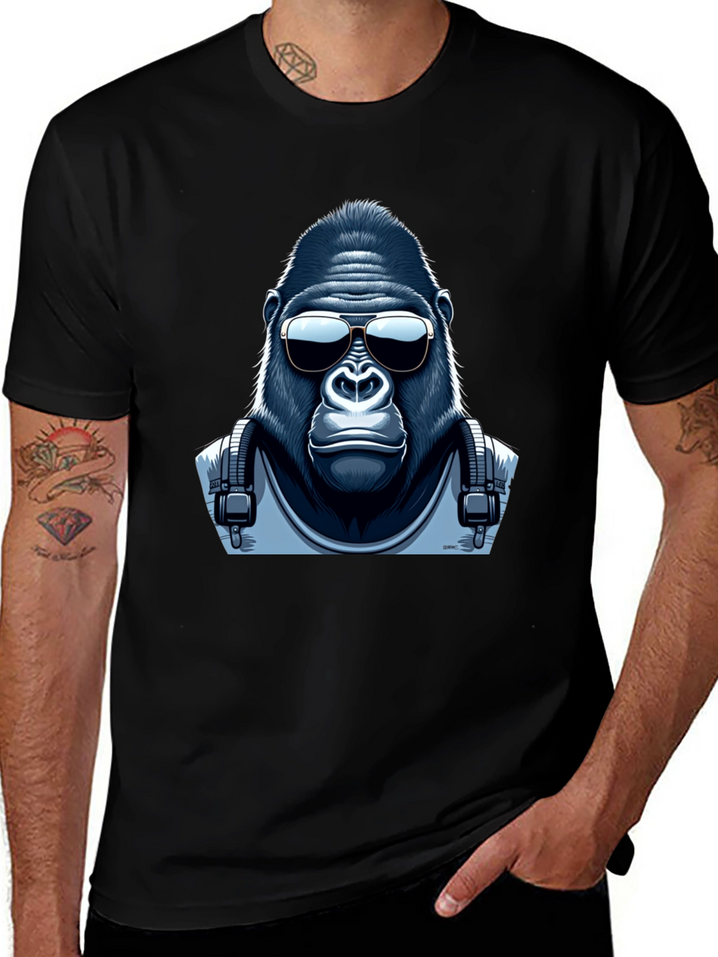 Cool Gorilla Graphic T-Shirt - Modern Style