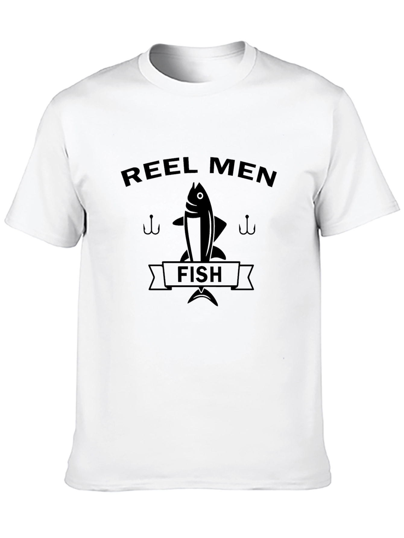 Reel Men Fish Graphic Tee