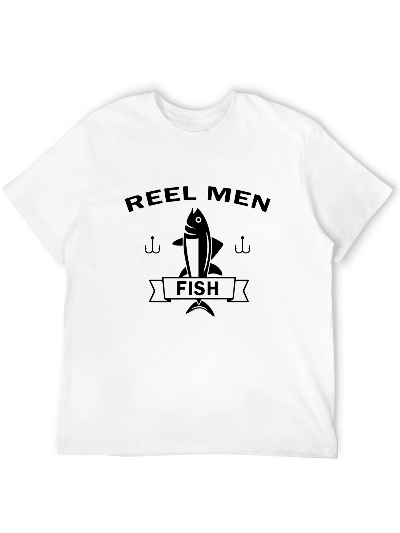Reel Men Fish Graphic Tee