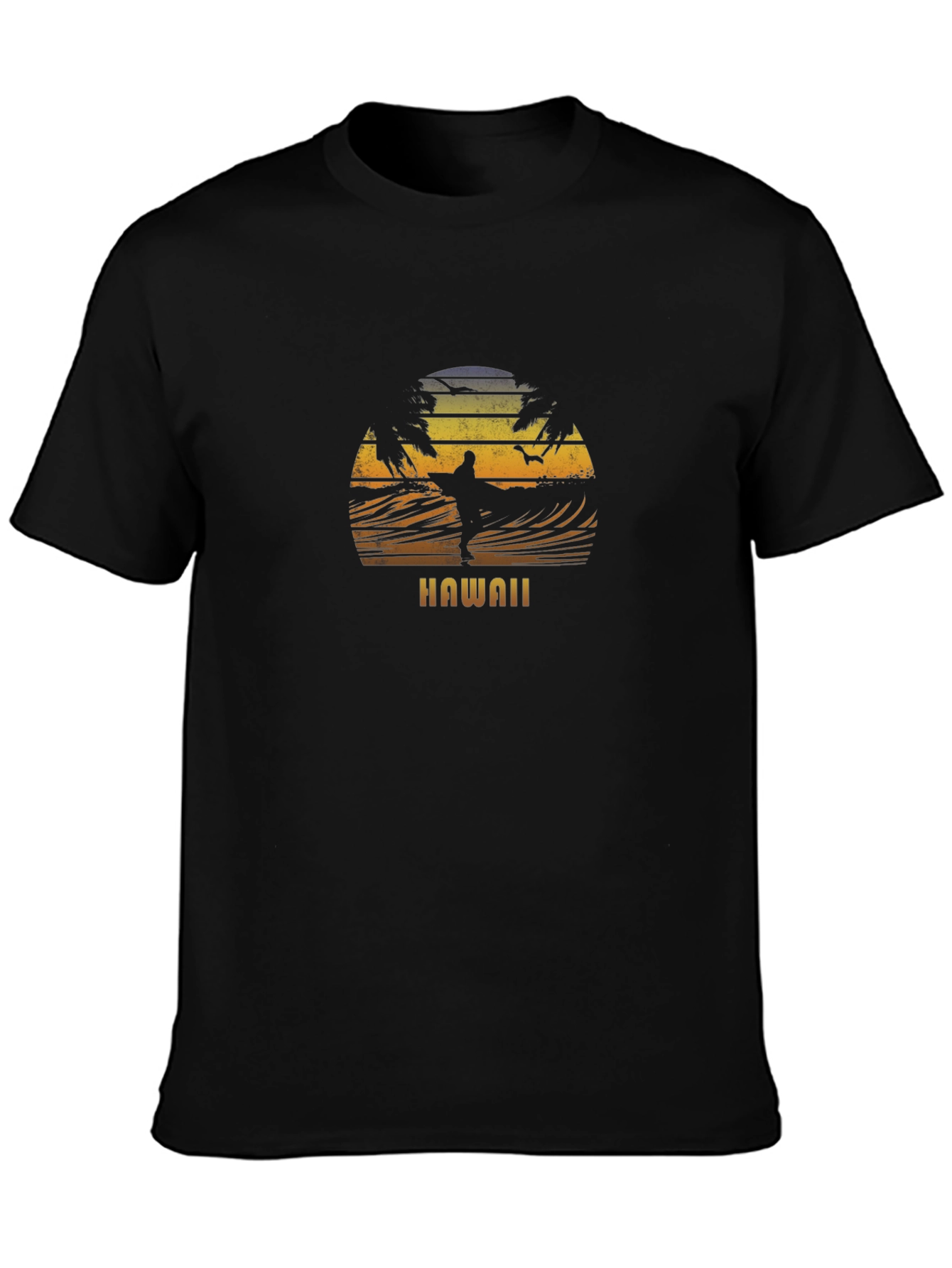 Hawaii Surfer Graphic T-Shirt
