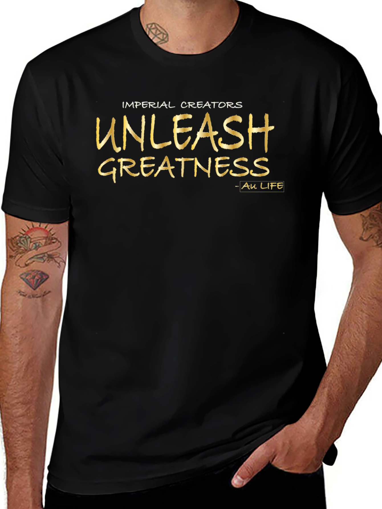 Imperial Creators Unleash Greatness Black T-Shirt