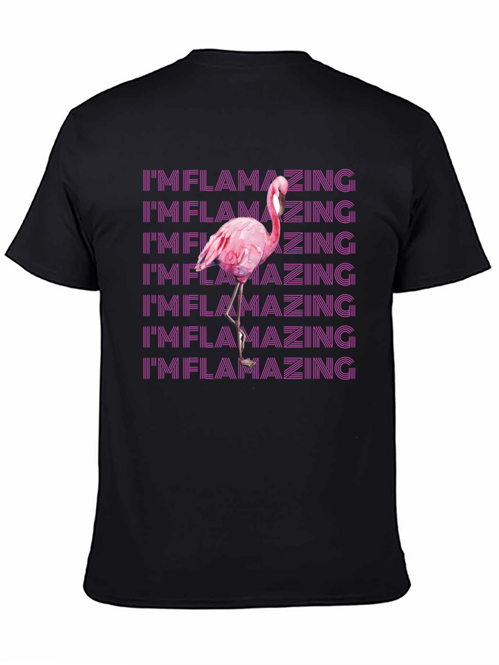 Im Flamazing Graphic Tee - Pink Flamingo