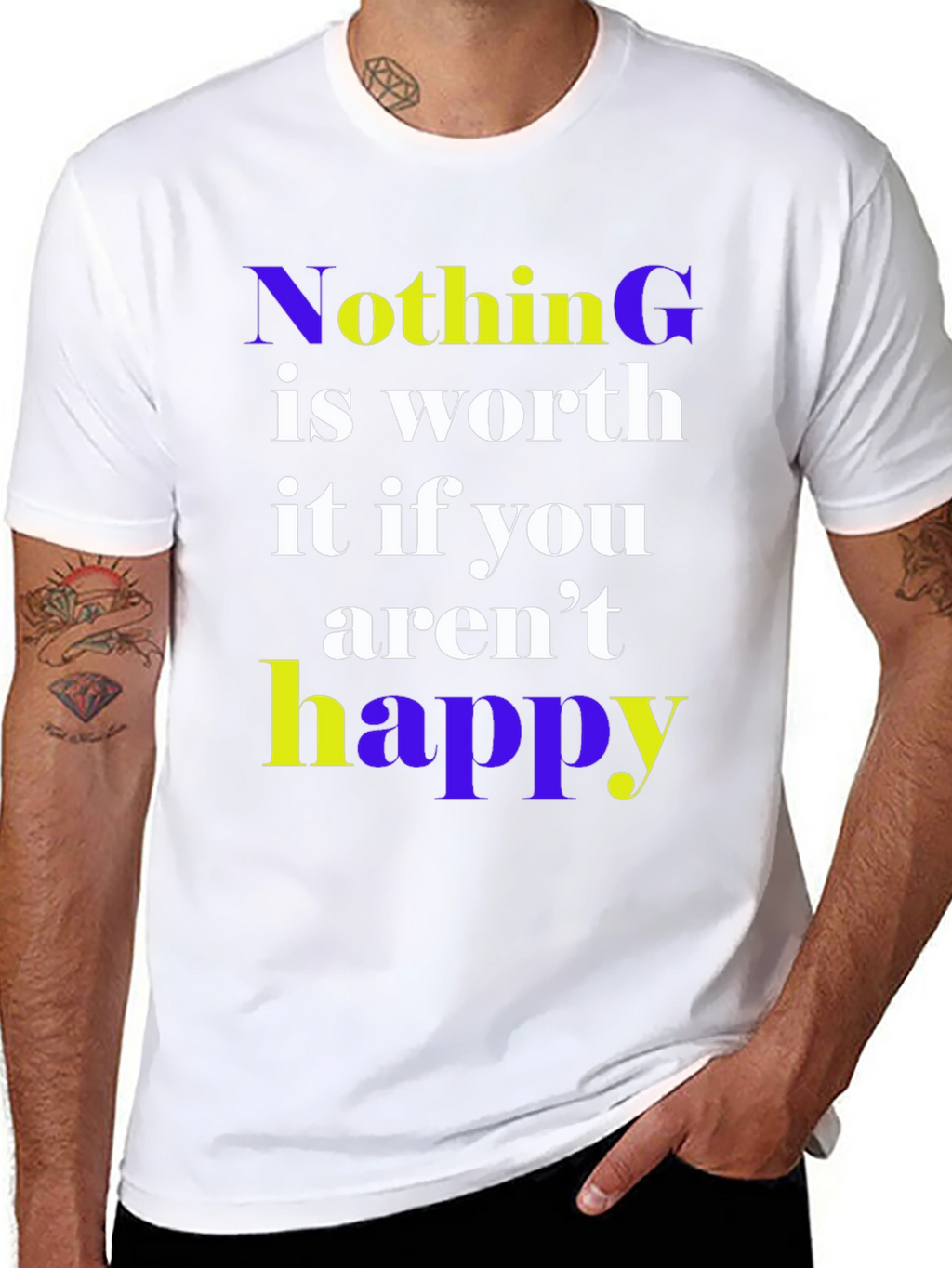 Nothing is Worth it Happy Graphic Tee