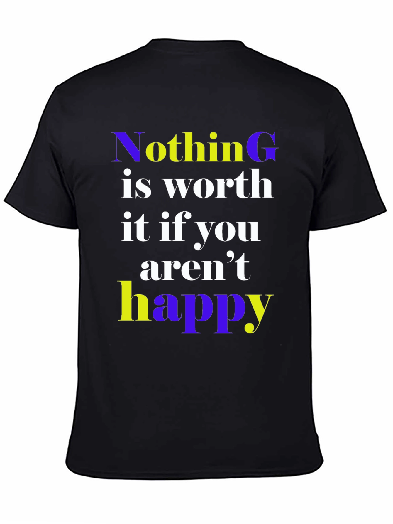 Nothing is Worth it Happy Graphic Tee