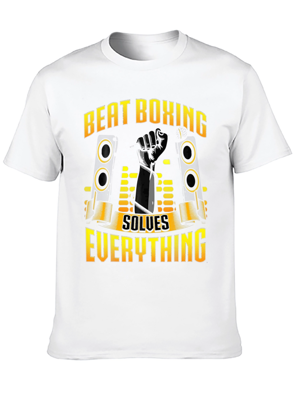 Beat Boxing Solves Everything Black T-Shirt