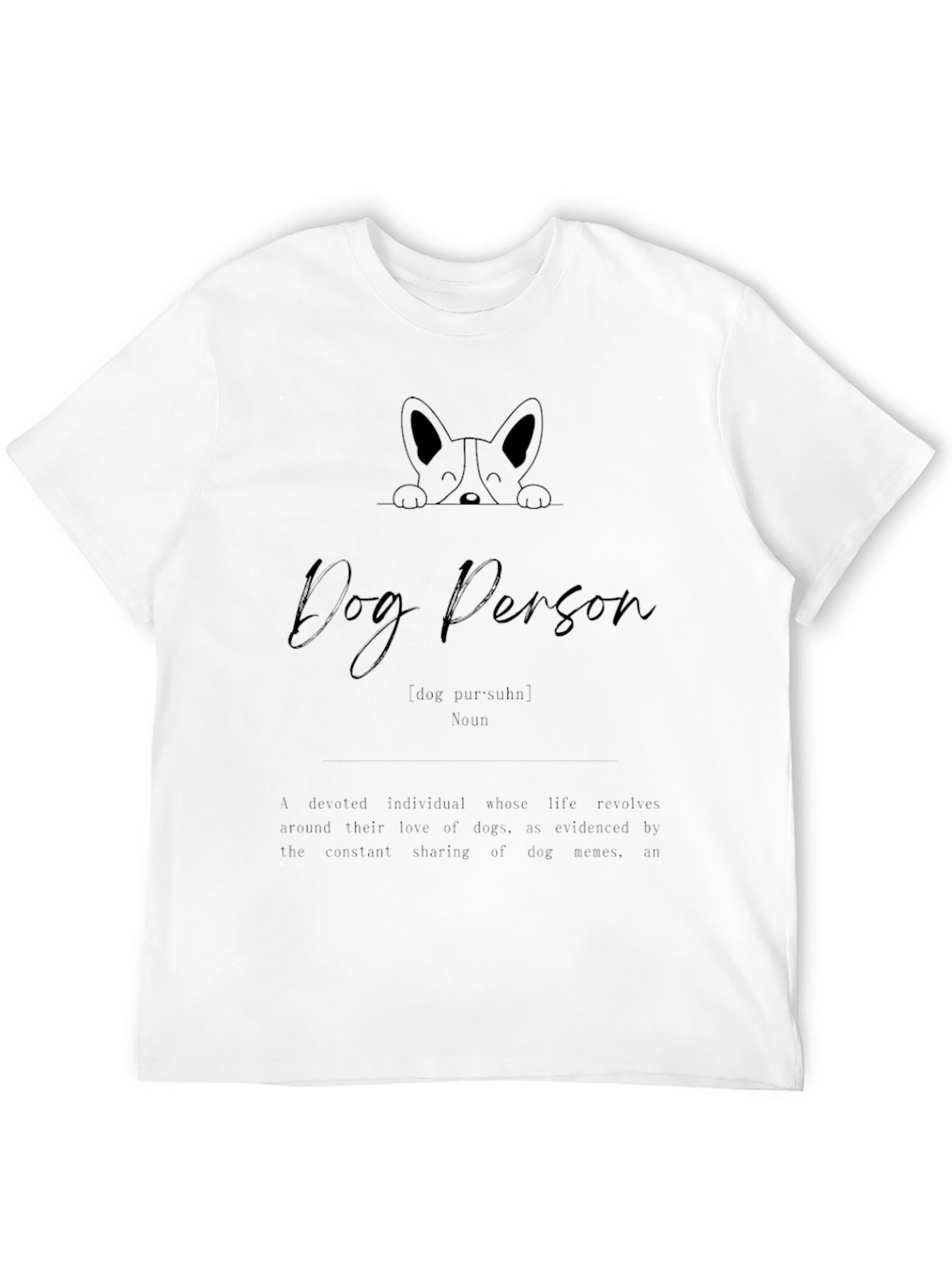 Dog Person Graphic T-Shirt - Unisex