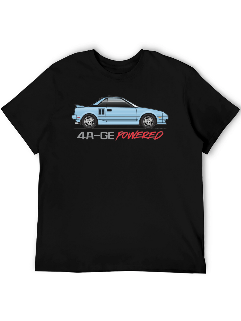 4A-GE Powered T-Shirt - Iconic Car Design