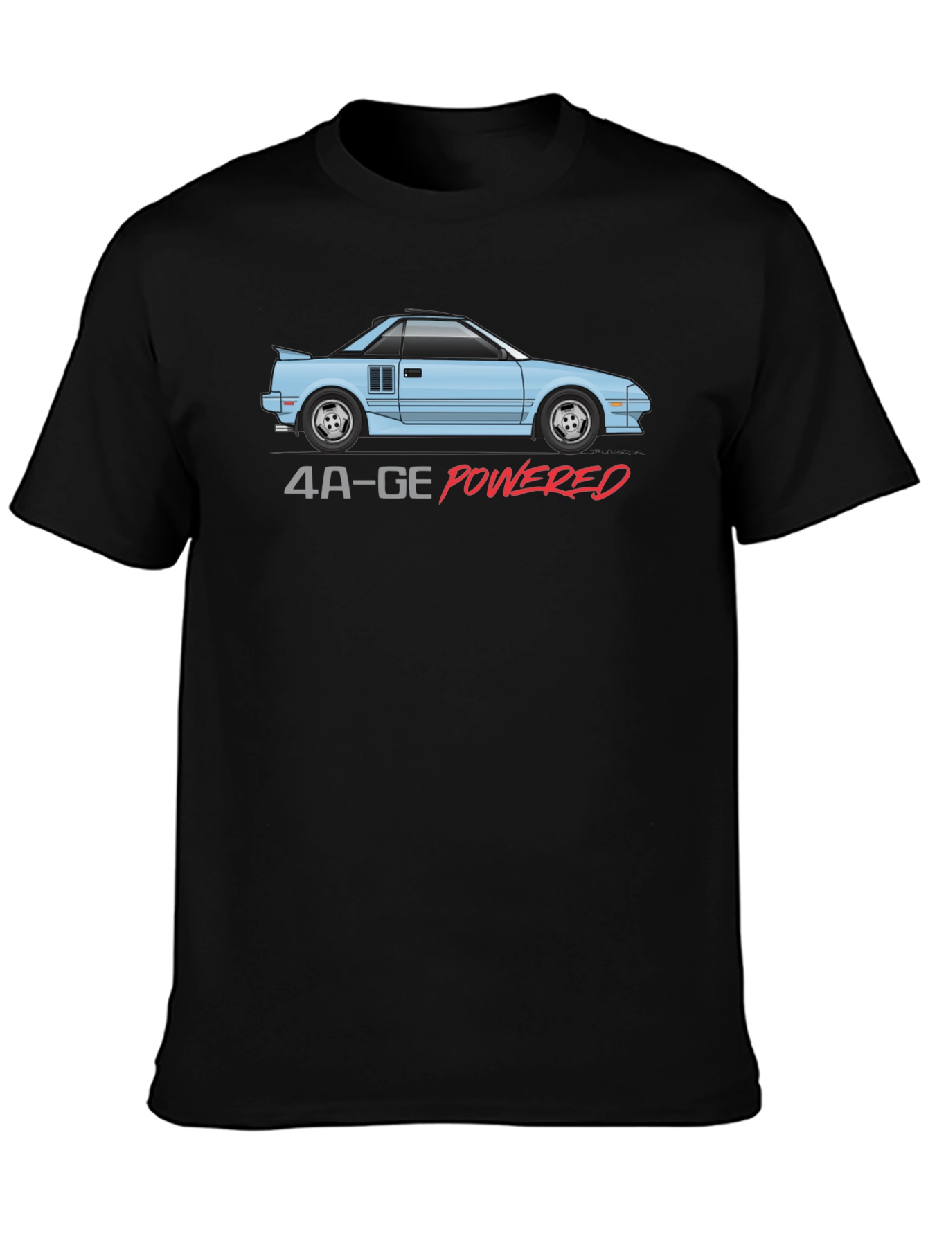4A-GE Powered T-Shirt - Iconic Car Design