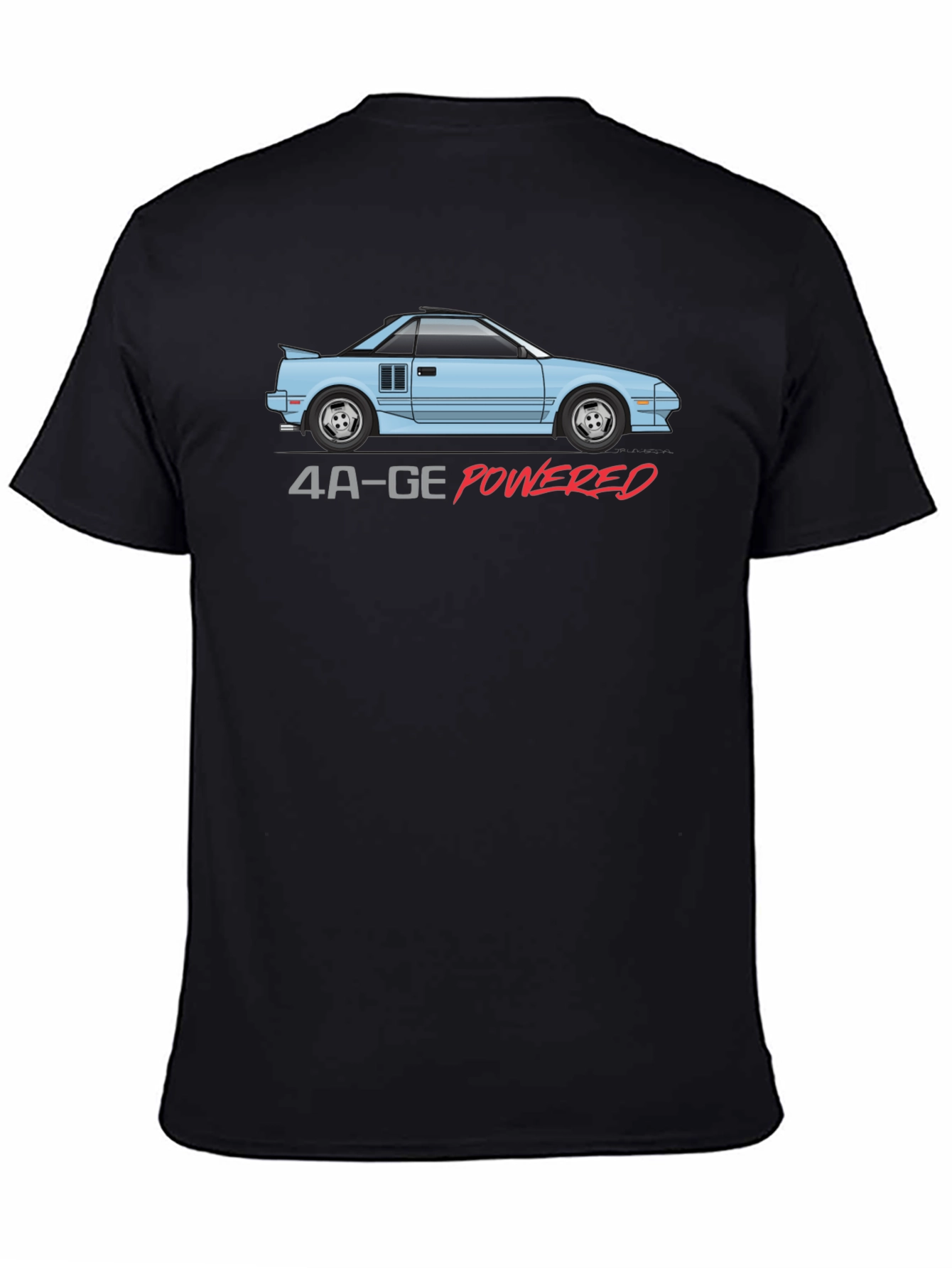 4A-GE Powered T-Shirt - Iconic Car Design
