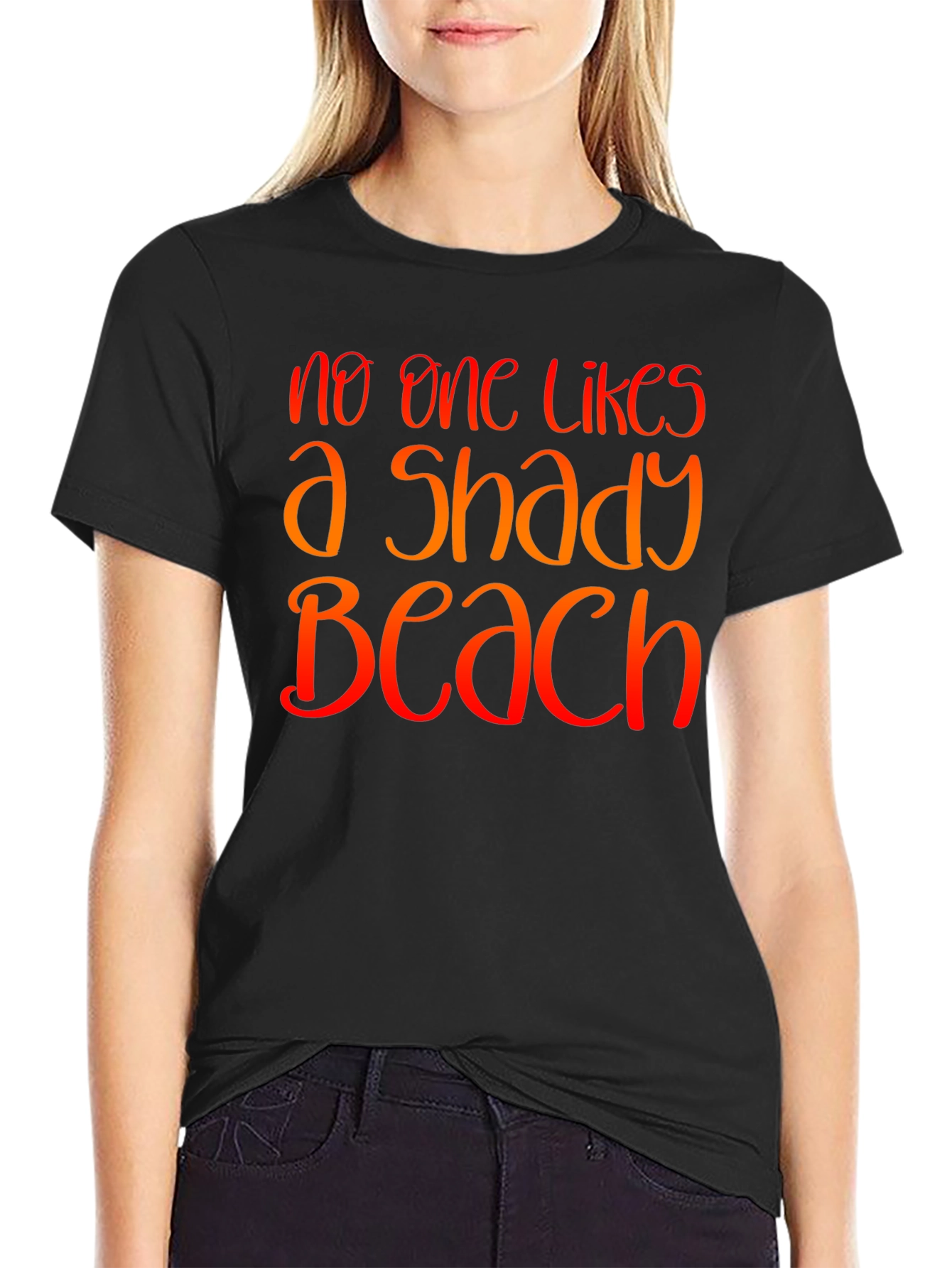 Shady Beach Graphic Tee - Summer Vacation T-Shirt