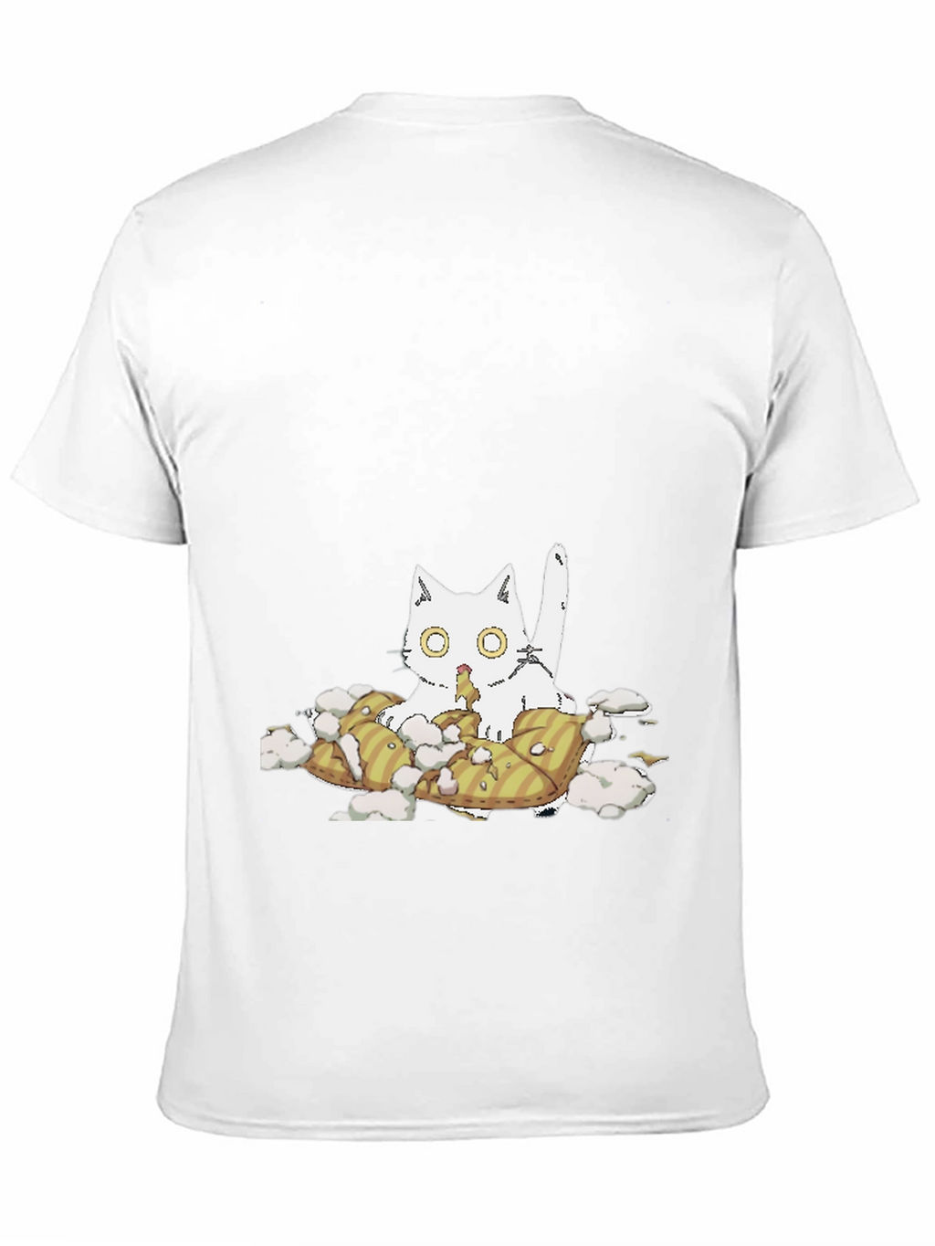 Cat Pillow T-Shirt - Quirky Comfort