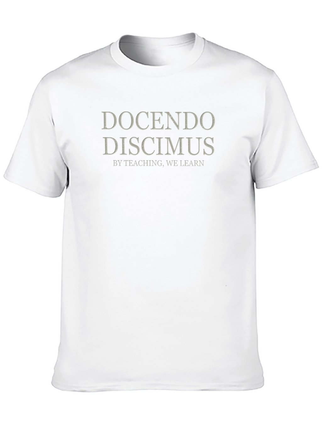 Docendo Discimus Black T-Shirt - By Teaching We Learn
