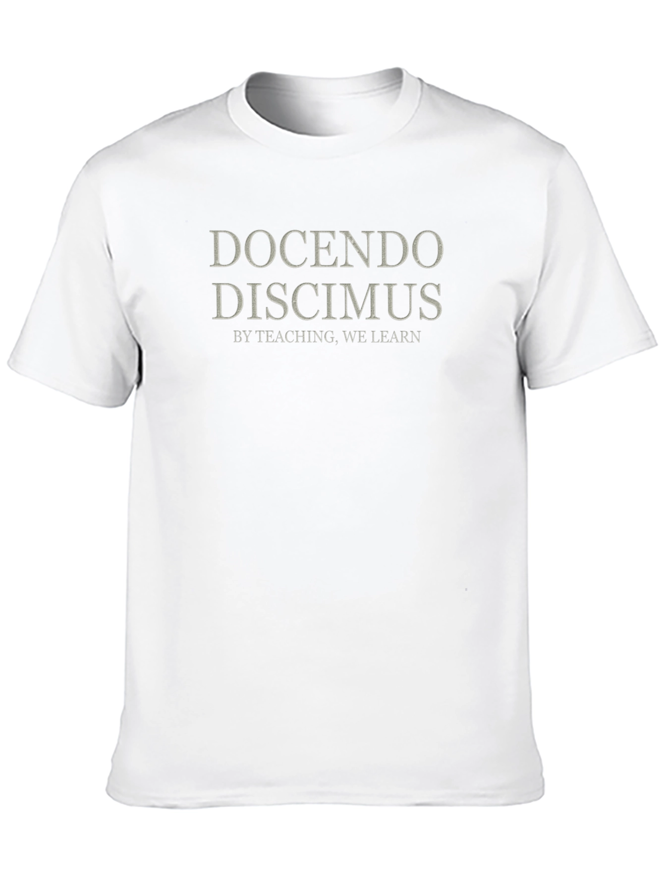 Docendo Discimus Black T-Shirt - By Teaching We Learn