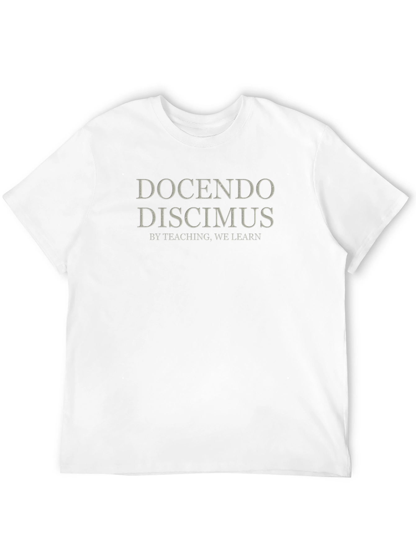 Docendo Discimus Black T-Shirt - By Teaching We Learn