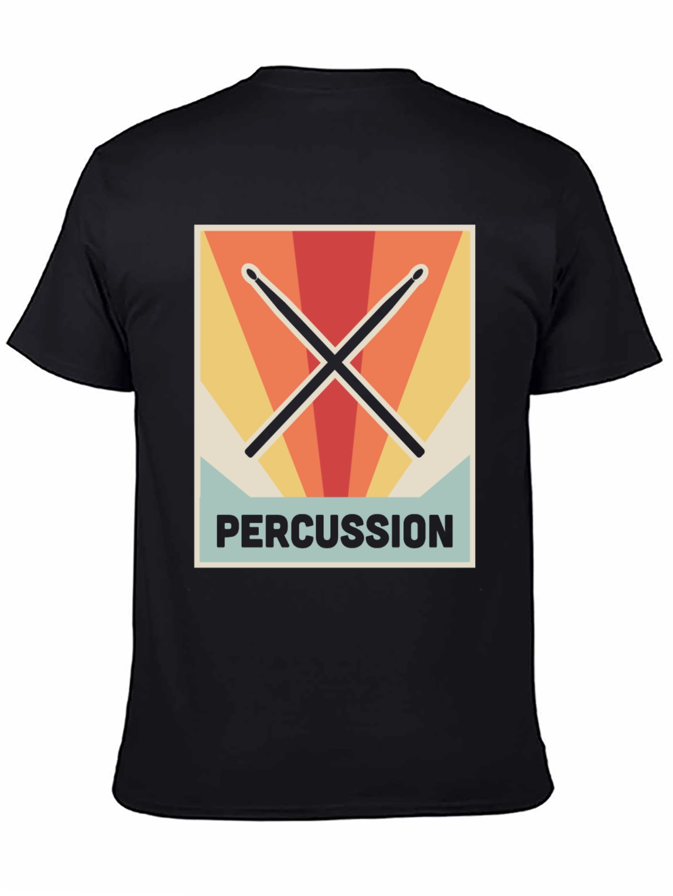 Vintage Percussionist Drum Sticks Graphic Tee