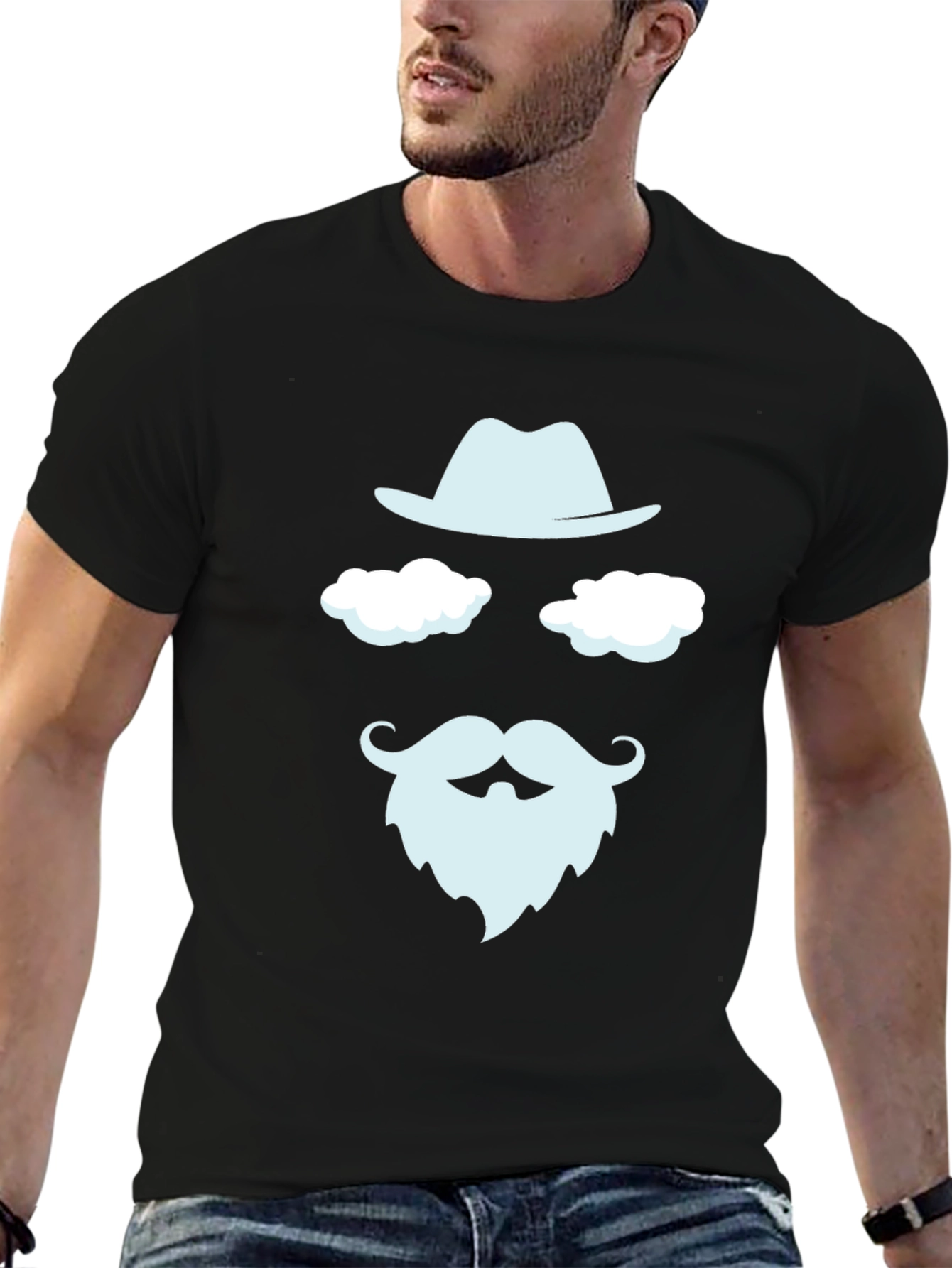 Funny Weather Beard Graphic Tee